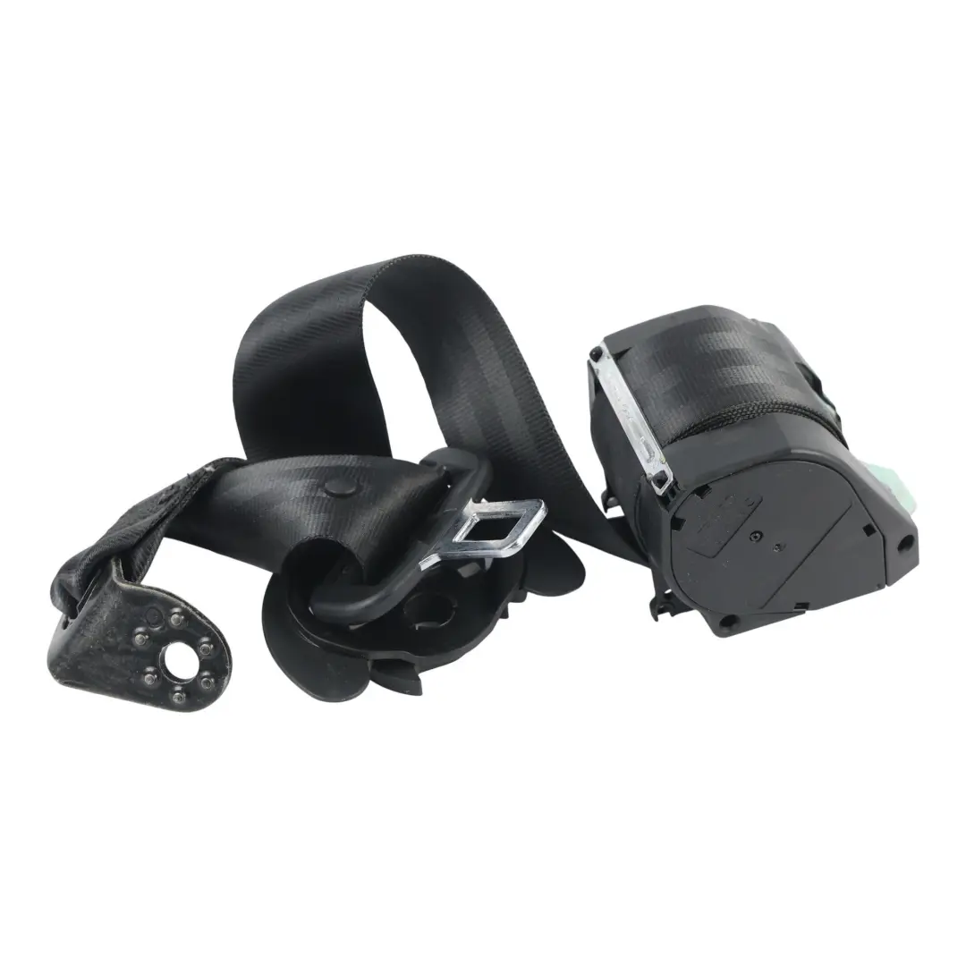 Volkswagen Polo 6R Mk5 Cinturón Seguridad Negro Trasero Derecho - SKU 6R0857806A - Número de pieza 6R0857806A