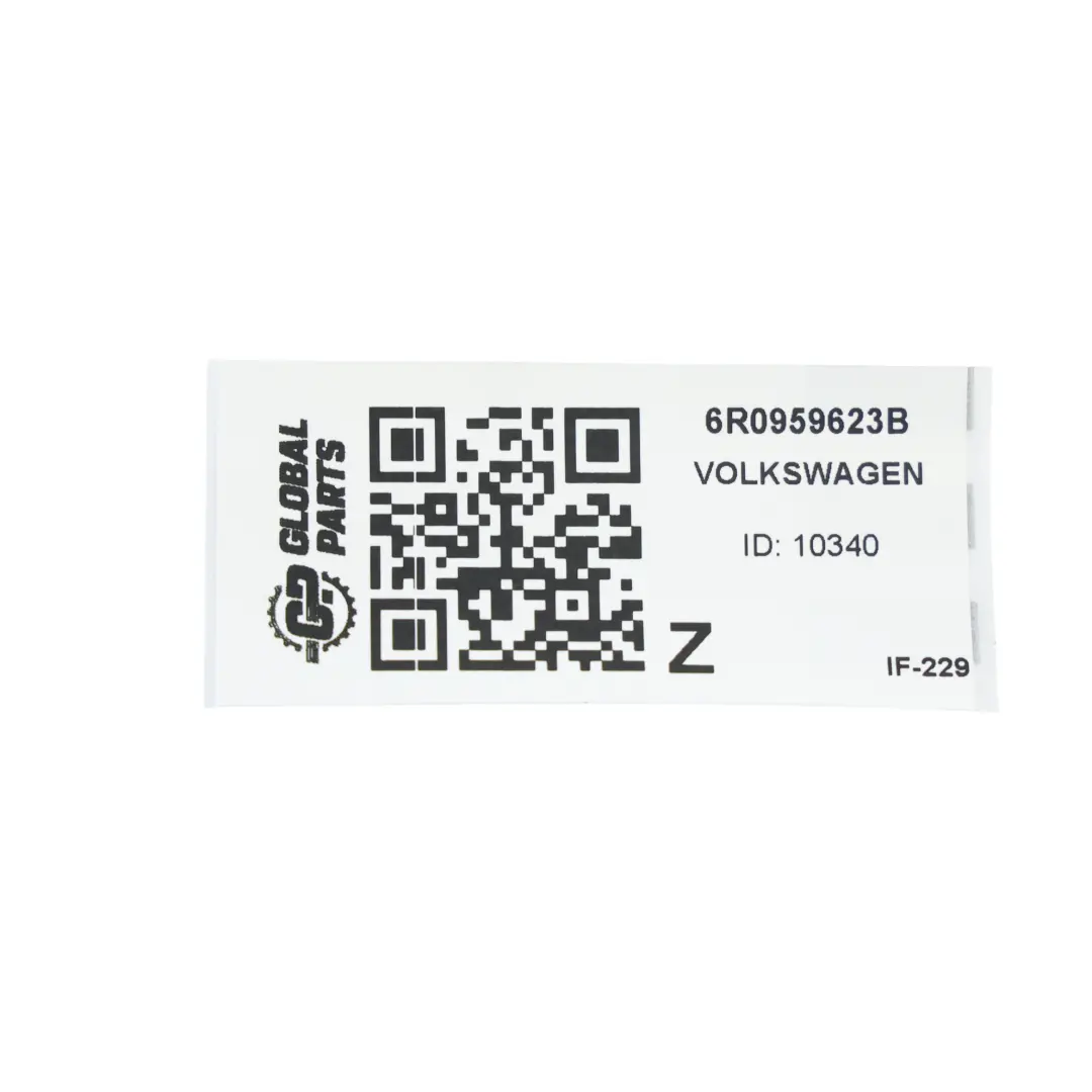 Tapa Ciega Consola Central para Volkswagen Polo 6R con número de pieza 6R0959623B Volkswagen Polo 6R Tapa Ciega Consola Central - SKU 6R0959623B - Número de pieza 6R0959623B