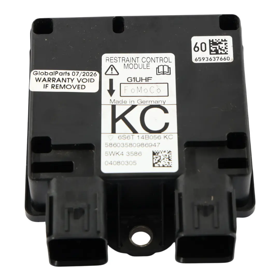 Ford Fiesta Mk5 Fusion Mk1 Moduł Sterowania Powietrzem ECU - SKU 6S6T-14B056-KC - Numer Części 6S6T-14B056-KC