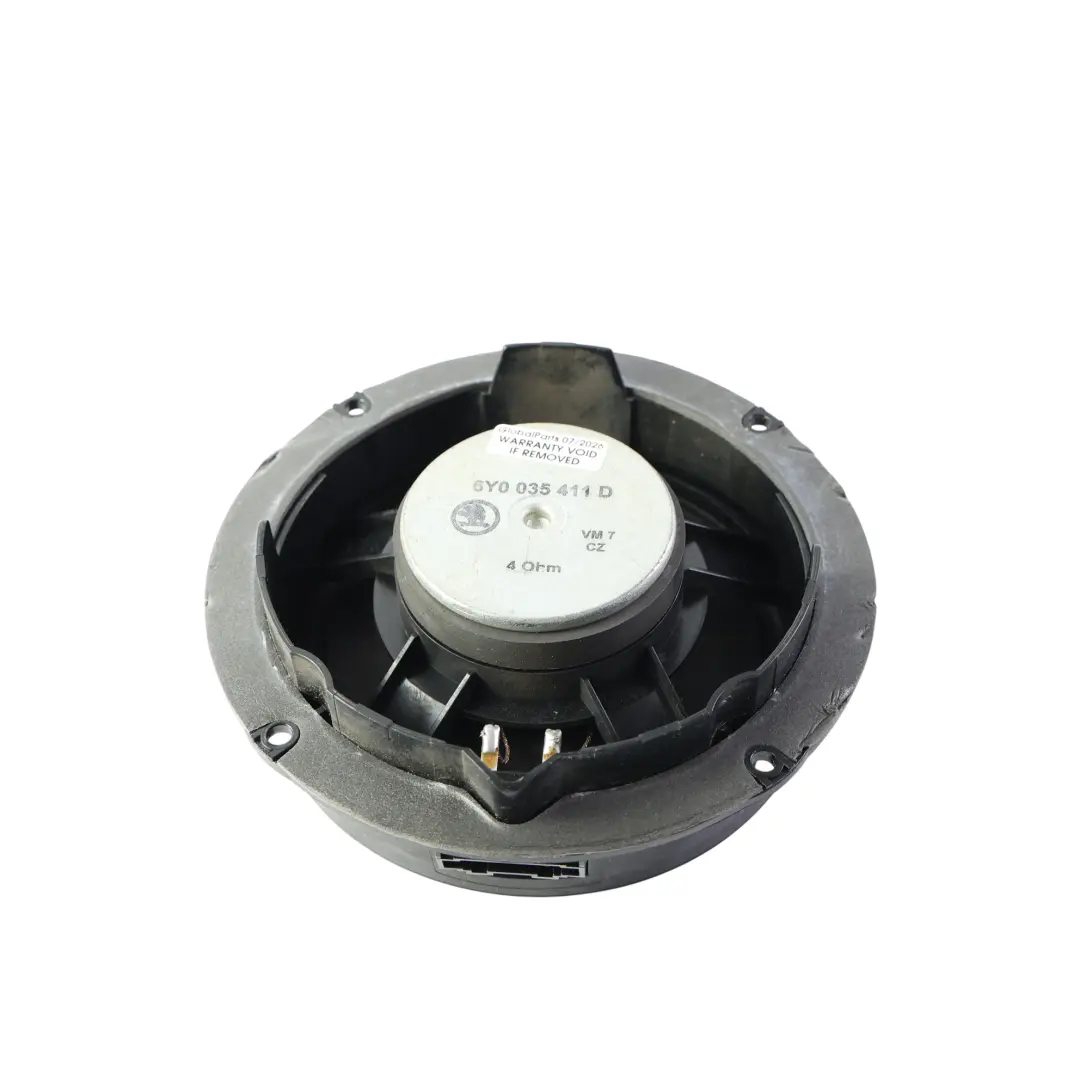 6Y Altavoz Puerta Delantero Inferior Izquierdo Derecho para Skoda Fabia RS con número de pieza 6Y0035411D Skoda Fabia RS 6Y Altavoz Puerta Delantero Inferior Izquierdo Derecho - SKU 6Y0035411D - Número de pieza 6Y0035411D
