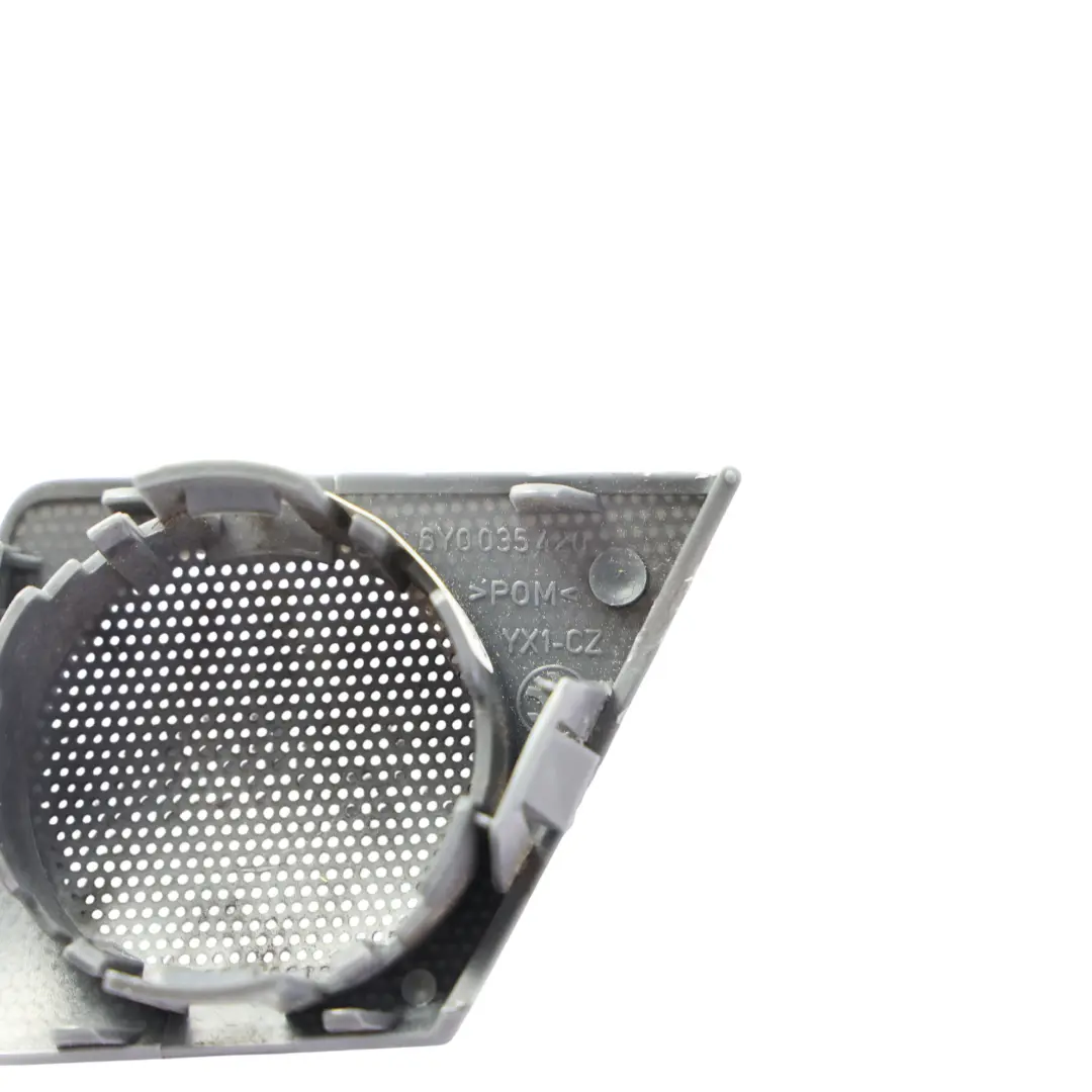 Skoda Fabia MK1 6Y Pannello Copertura Altoparlante Porta Posteriore Destro Nero - SKU 6Y0035420 - Numero di parte 6Y0035420