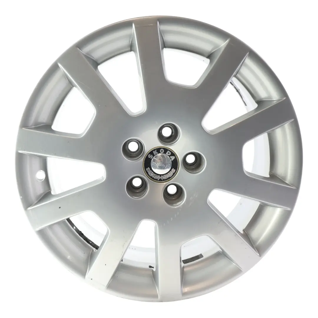 Mk1 6Y VRS Wheel Rim Alloy Silver 16" 6,5JX16H2 ET:37 to Skoda Fabia with Part number 6Y0601025M Skoda Fabia Mk1 6Y VRS Wheel Rim Alloy Silver 16" 6,5JX16H2 ET:37 - SKU 6Y0601025M-3 - Part number 6Y0601025M