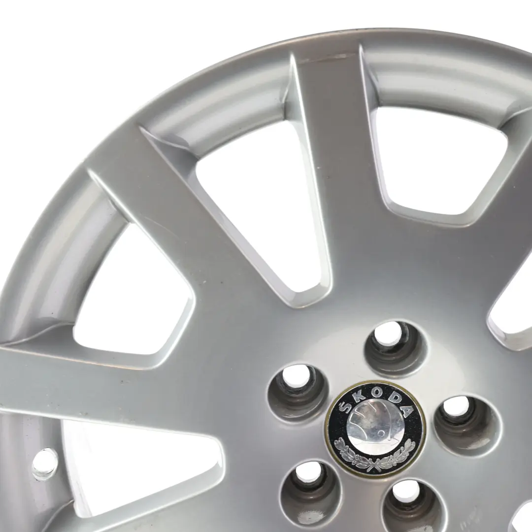 Skoda Fabia Mk1 6Y VRS Wheel Rim Alloy Silver 16" 6,5JX16H2 ET:37 - SKU 6Y0601025M-3 - Part number 6Y0601025M