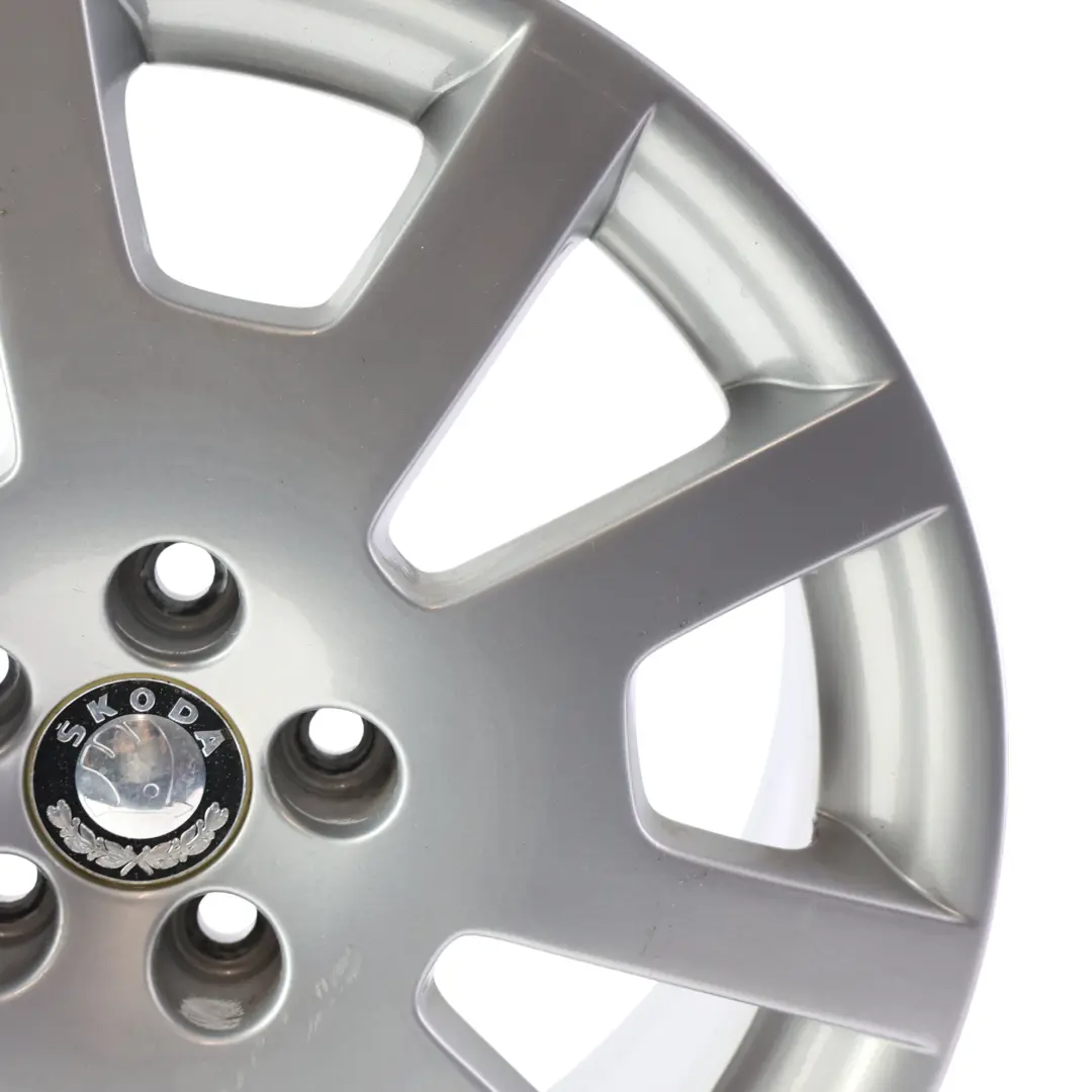Skoda Fabia Mk1 6Y VRS Wheel Rim Alloy Silver 16" 6,5JX16H2 ET:37 - SKU 6Y0601025M-3 - Part number 6Y0601025M