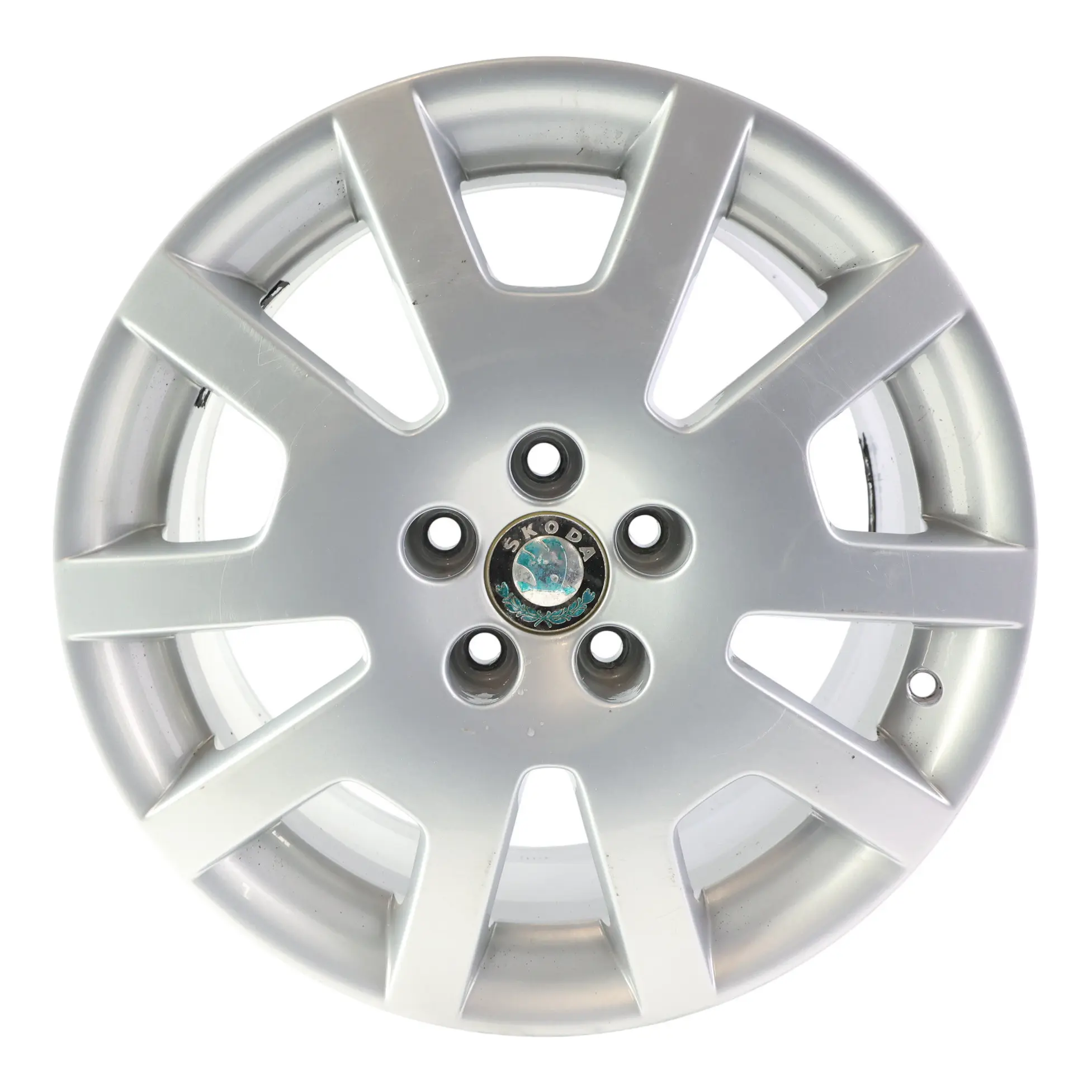 Skoda Fabia Mk1 6Y VRS Alloy Wheel Rim 16" Silver 6.5Jx16H2 ET37 6Y0601025M