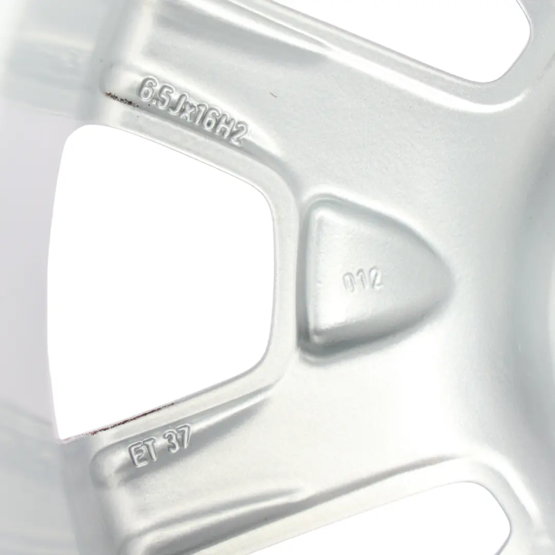 Skoda Fabia Mk1 6Y VRS Alloy Wheel Rim 16" Silver 6.5Jx16H2 ET37 - SKU 6Y0601025M-4 - Part number 6Y0601025M