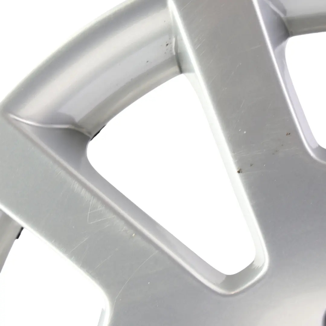Skoda Fabia Mk1 6Y VRS Alloy Wheel Rim 16" Silver 6.5Jx16H2 ET37 - SKU 6Y0601025M-4 - Part number 6Y0601025M