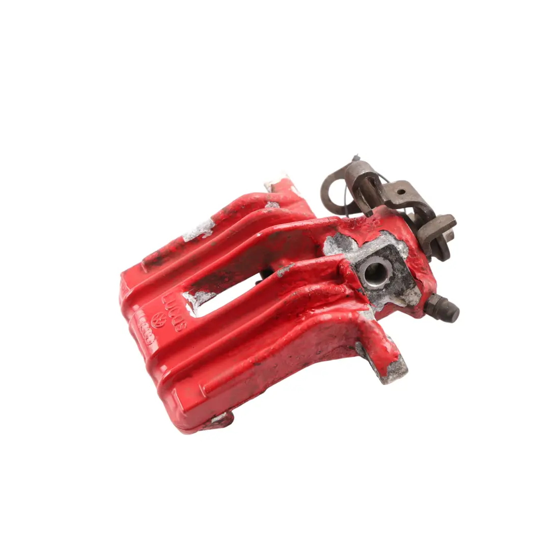 Skoda Fabia 6Y RS Mk1 Rear Brake Caliper Red Right O/S Side 232X9MM - SKU 6Y0615424B - Part number 6Y0615424B