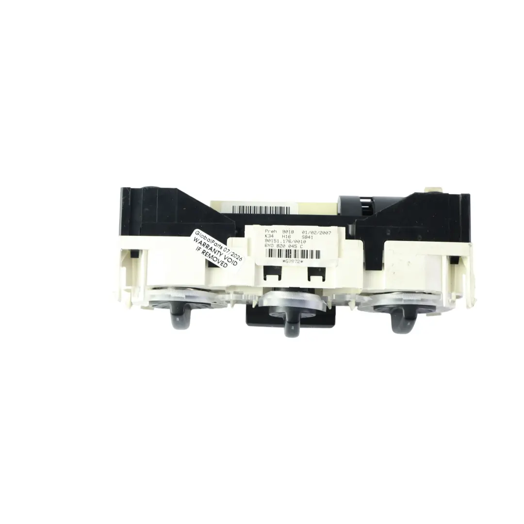 6y Panel Control Calefacción Aire Acondicionado para Skoda Fabia Rs con número de pieza 6Y0820045C Skoda Fabia Rs 6y Panel Control Calefacción Aire Acondicionado - SKU 6Y0820045C - Número de pieza 6Y0820045C