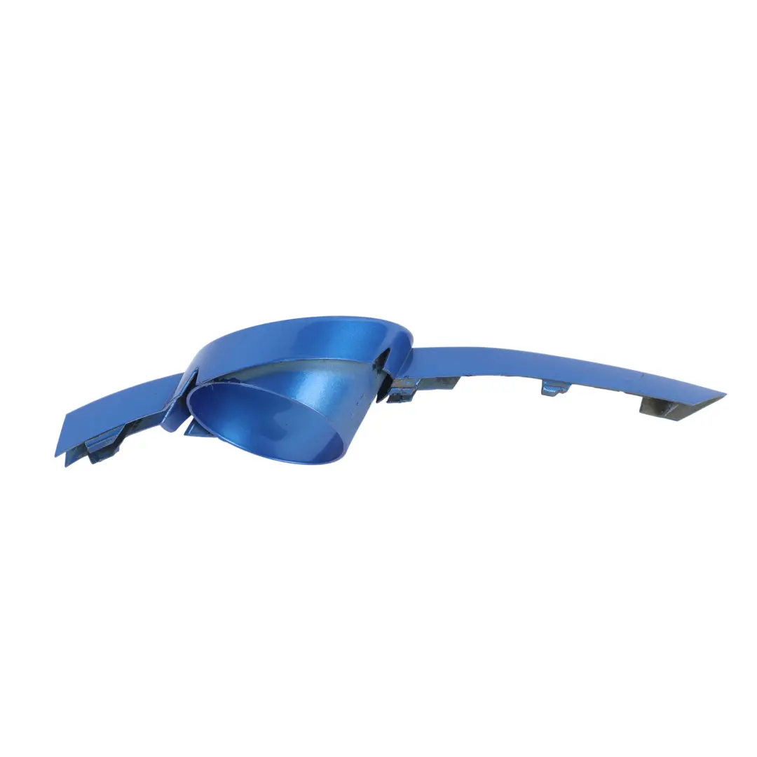 Skoda Fabia RS 6Y Mk1 Front Bumper Fog Light Cover Right O/S Madra Race Blue-8X - SKU 6Y0853656A-MDR - Part number 6Y0853656A