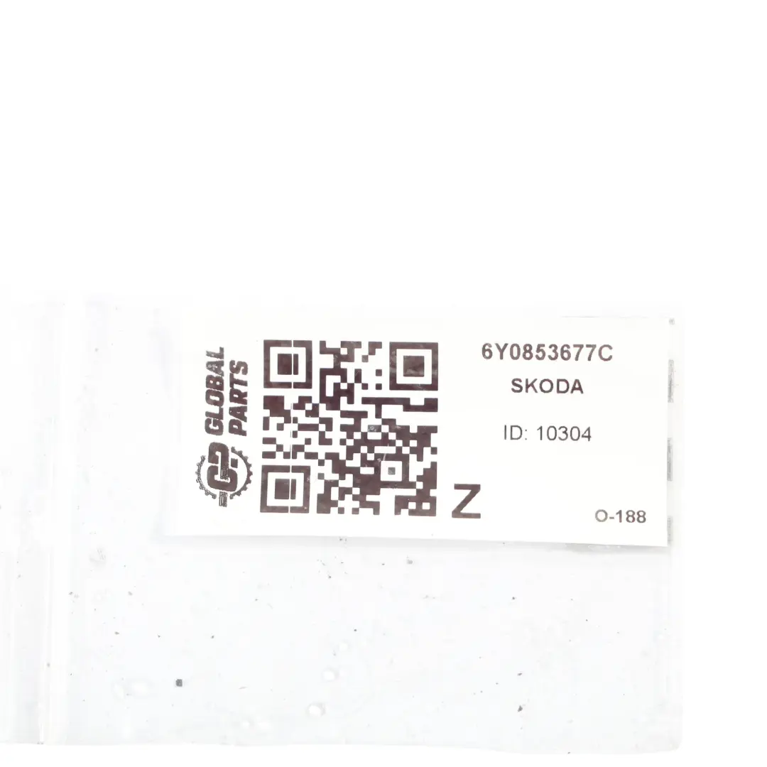 Skoda Fabia RS 6Y Stoßstange Vorne Untere Lüftungsgitter Abdeckung - SKU 6Y0853677C - Teilenummer 6Y0853677C