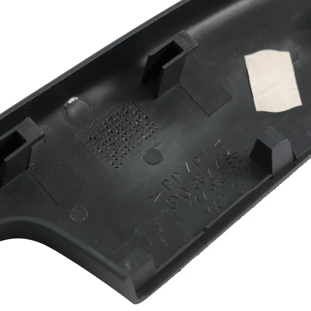 Skoda Fabia 6Y Front Door Window Switch Trim Cover Panel Right O/S - SKU 6Y0867436 - Part number 6Y0867436