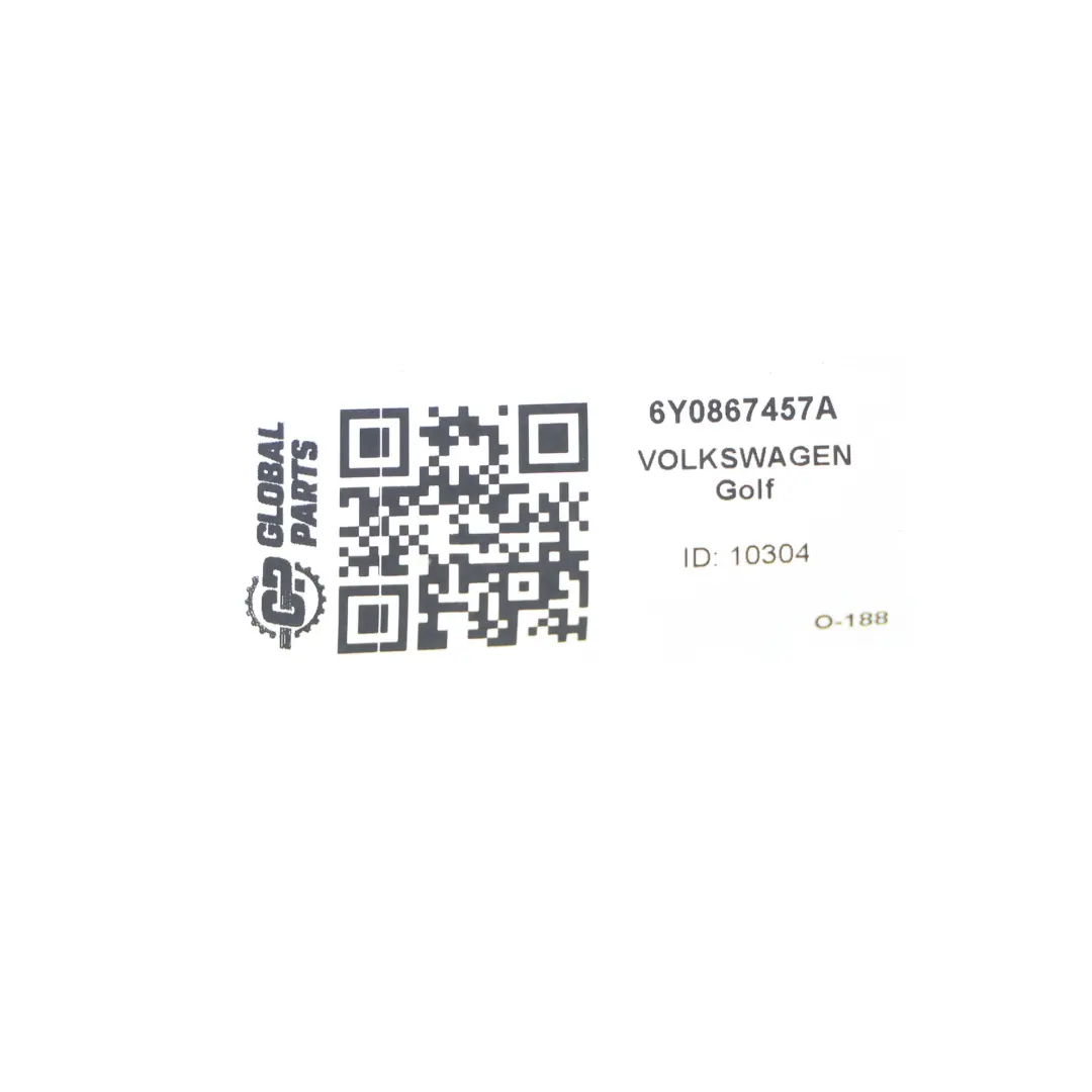 5G Rivestimento Montante A Interno Nero Sinistro per Volkswagen Golf con numero di parte 6Y0867457A Volkswagen Golf 5G Rivestimento Montante A Interno Nero Sinistro - SKU 6Y0867457A - Numero di parte 6Y0867457A