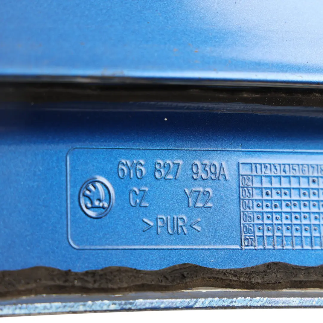 6Y Spoiler Boot Lid Cover Trim Madra Race Blue - 8X to Skoda Fabia RS with Part number 6Y6827939A Skoda Fabia RS 6Y Spoiler Boot Lid Cover Trim Madra Race Blue - 8X - SKU 6Y6827939A-MDR - Part number 6Y6827939A
