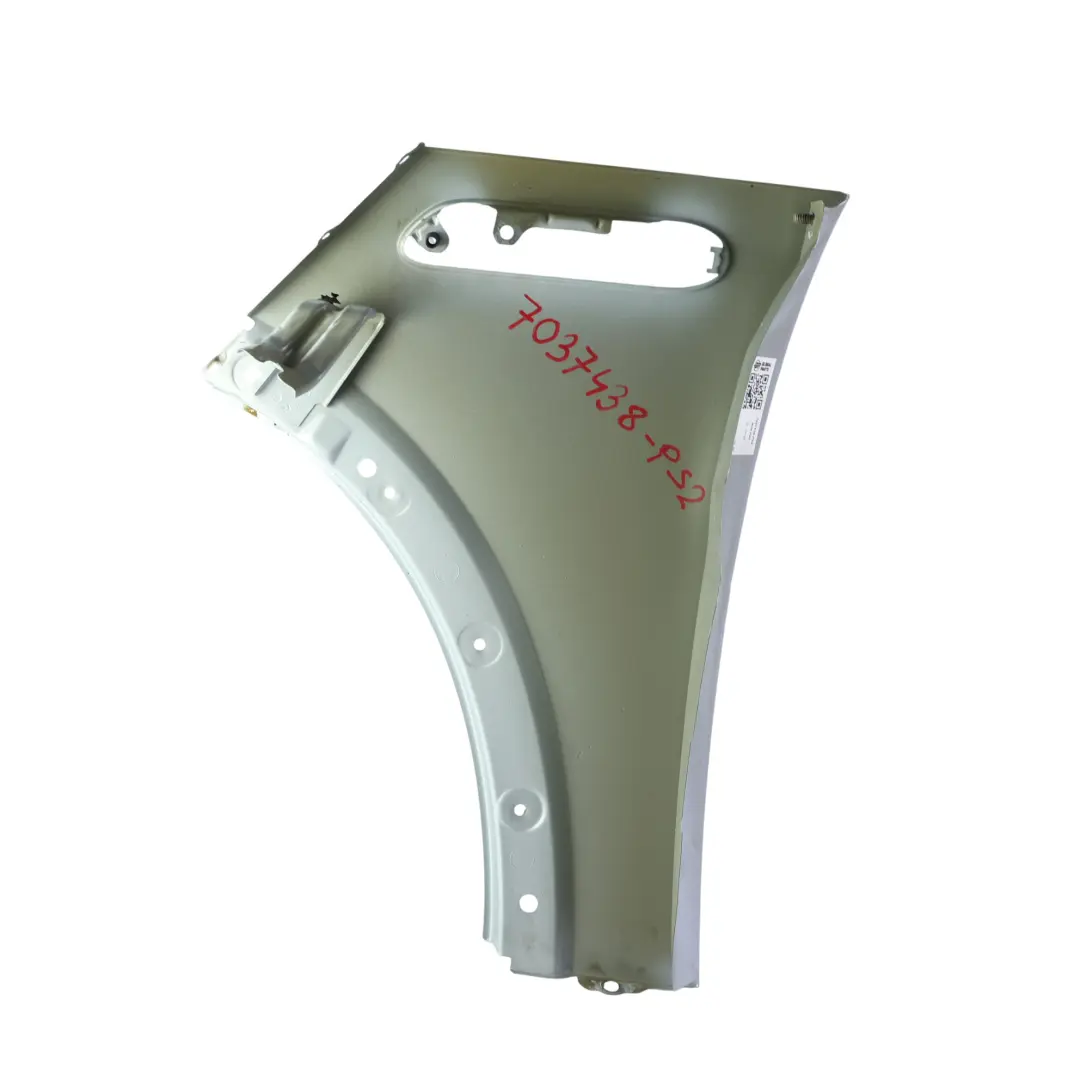 Mini Cooper R50 R52 R53 Front Right O/S Side Panel Fender Wing Pure Silver 900 - SKU 7037438-PS2 - Part number 7037438