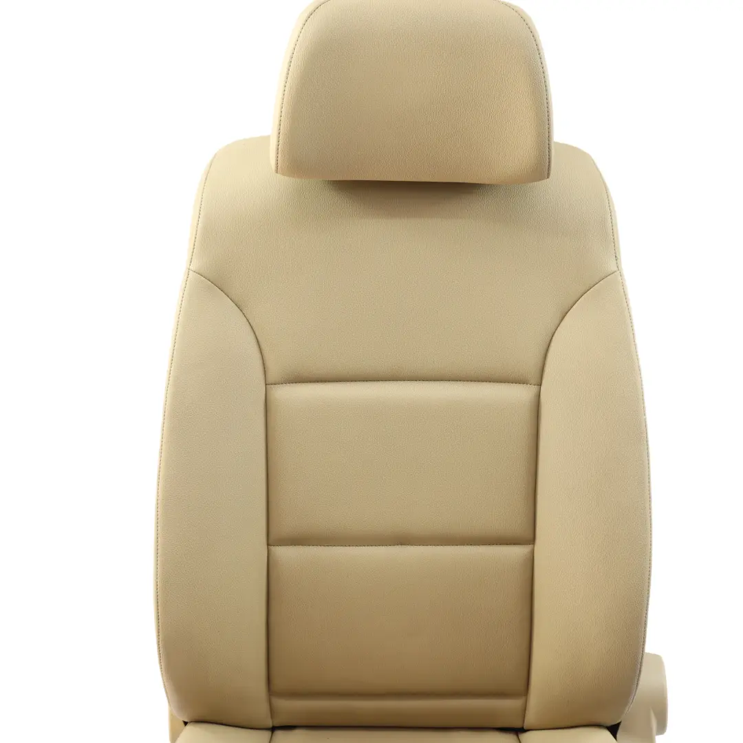 BMW E60 Sitz Elektrisch Beheizt Links Kunstleder Beige - SKU 7112931 - Teilenummer 7112931