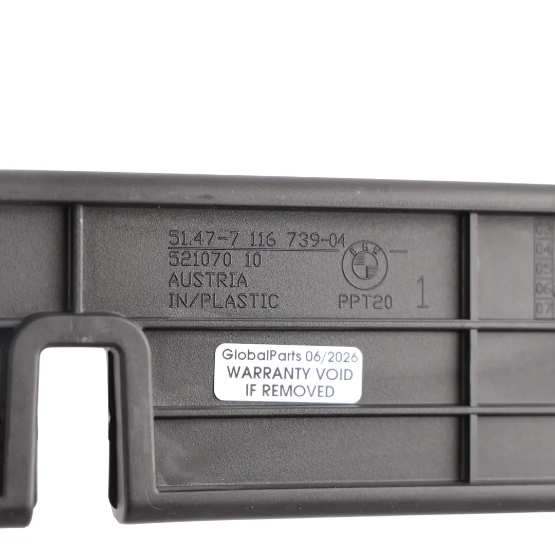 BMW E61 Touring Boot Trunk Lid Trim Short Long Dividing Element SET X4 - SKU 7116739-1 - Part number 7116739