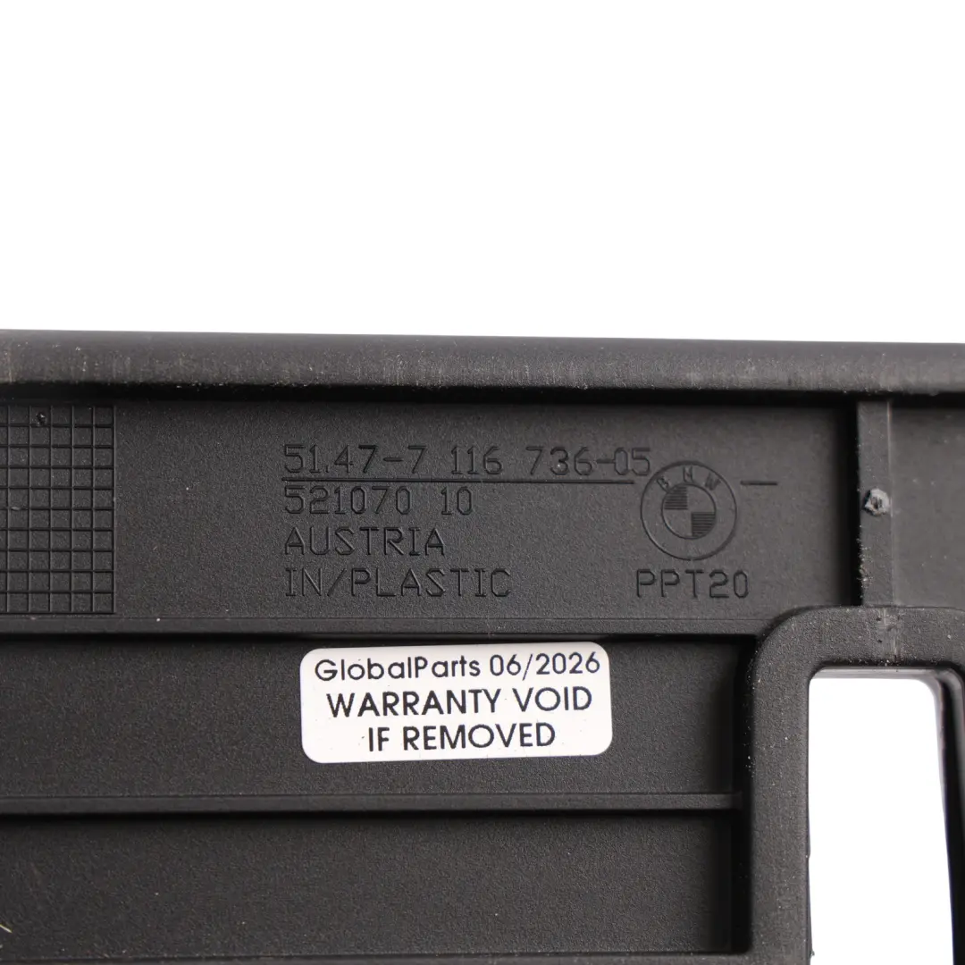 BMW E61 Touring Boot Trunk Lid Trim Short Long Dividing Element SET X4 - SKU 7116739-1 - Part number 7116739