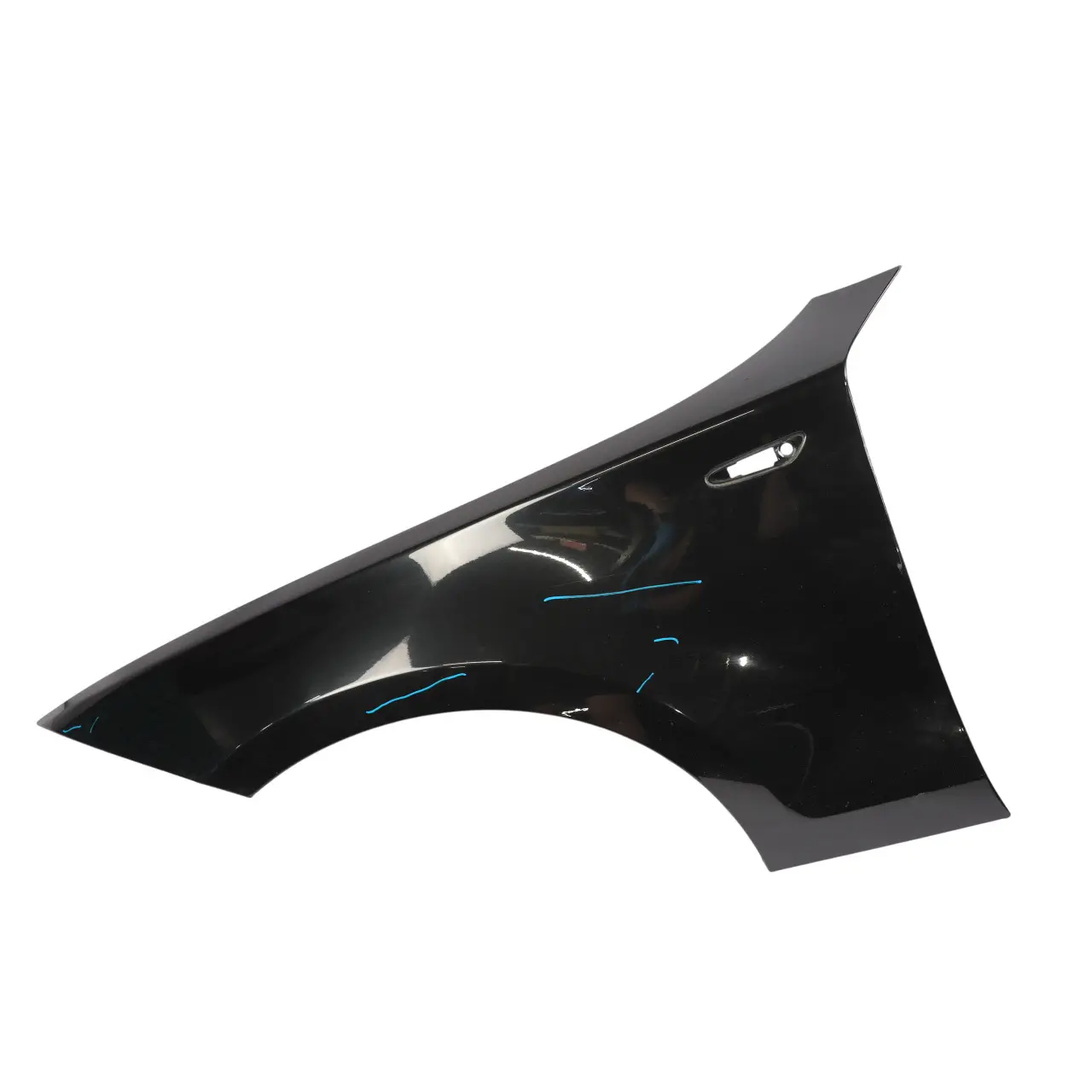 BMW E81 E87 Side Panel Wing Fender Front Left N/S Black Sapphire 475