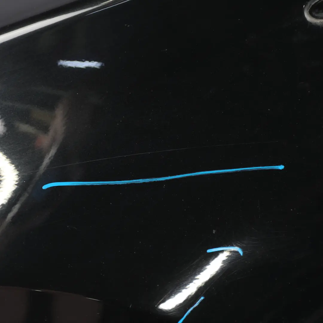 BMW E81 E87 Side Panel Wing Fender Front Left N/S Black Sapphire 475 - SKU 7133227-BS10 - Part number 7133227