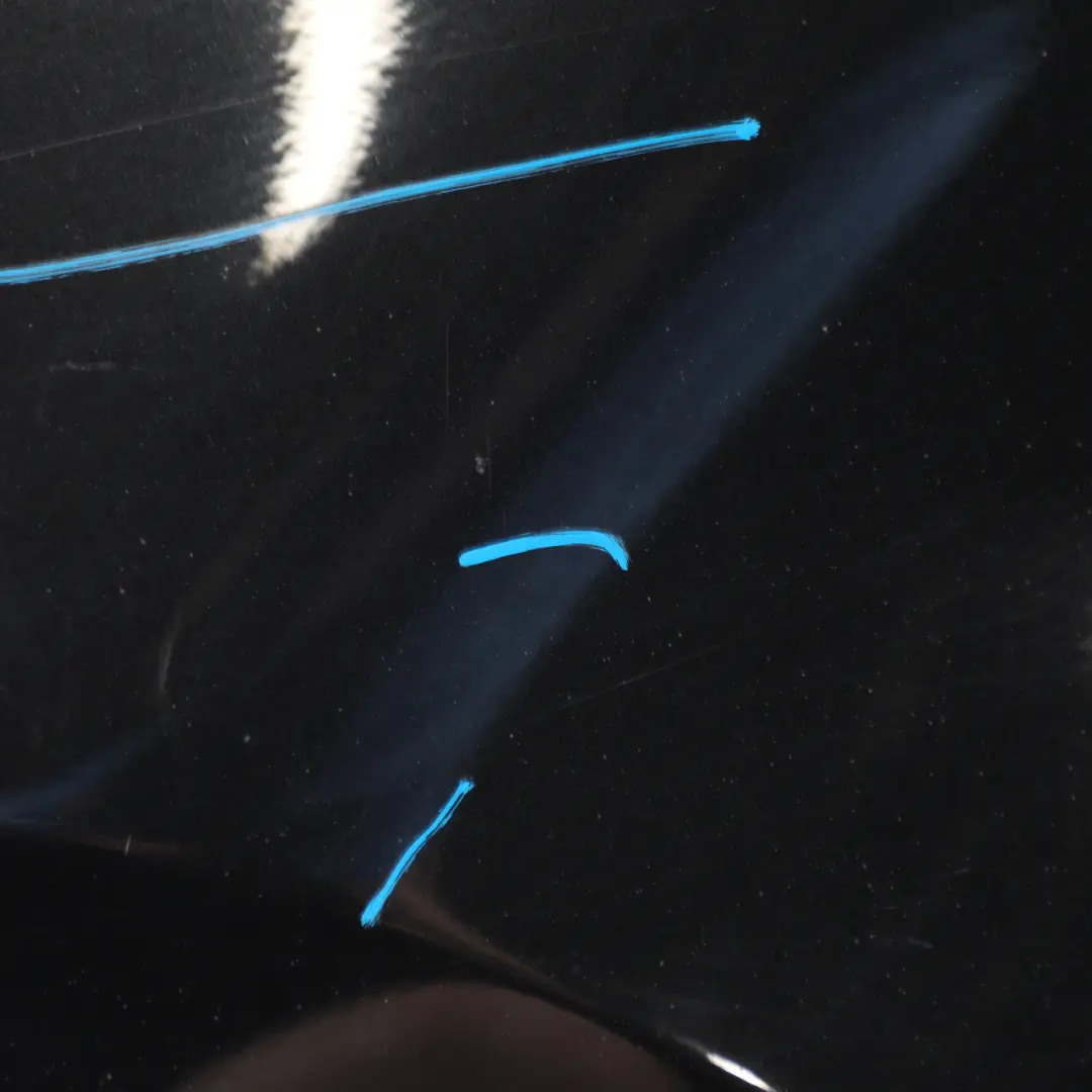 BMW E81 E87 Side Panel Wing Fender Front Left N/S Black Sapphire 475 - SKU 7133227-BS10 - Part number 7133227
