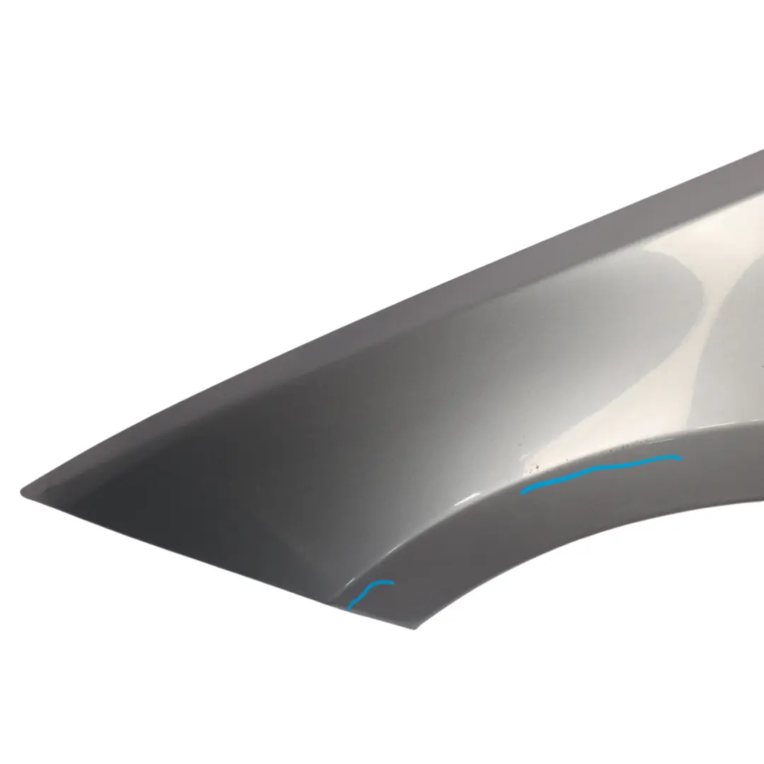 BMW E81 E87 Side Panel Wing Fender Front Left N/S Quarzblau Blau Blue - A18 - SKU 7133227-QB - Part number 7133227