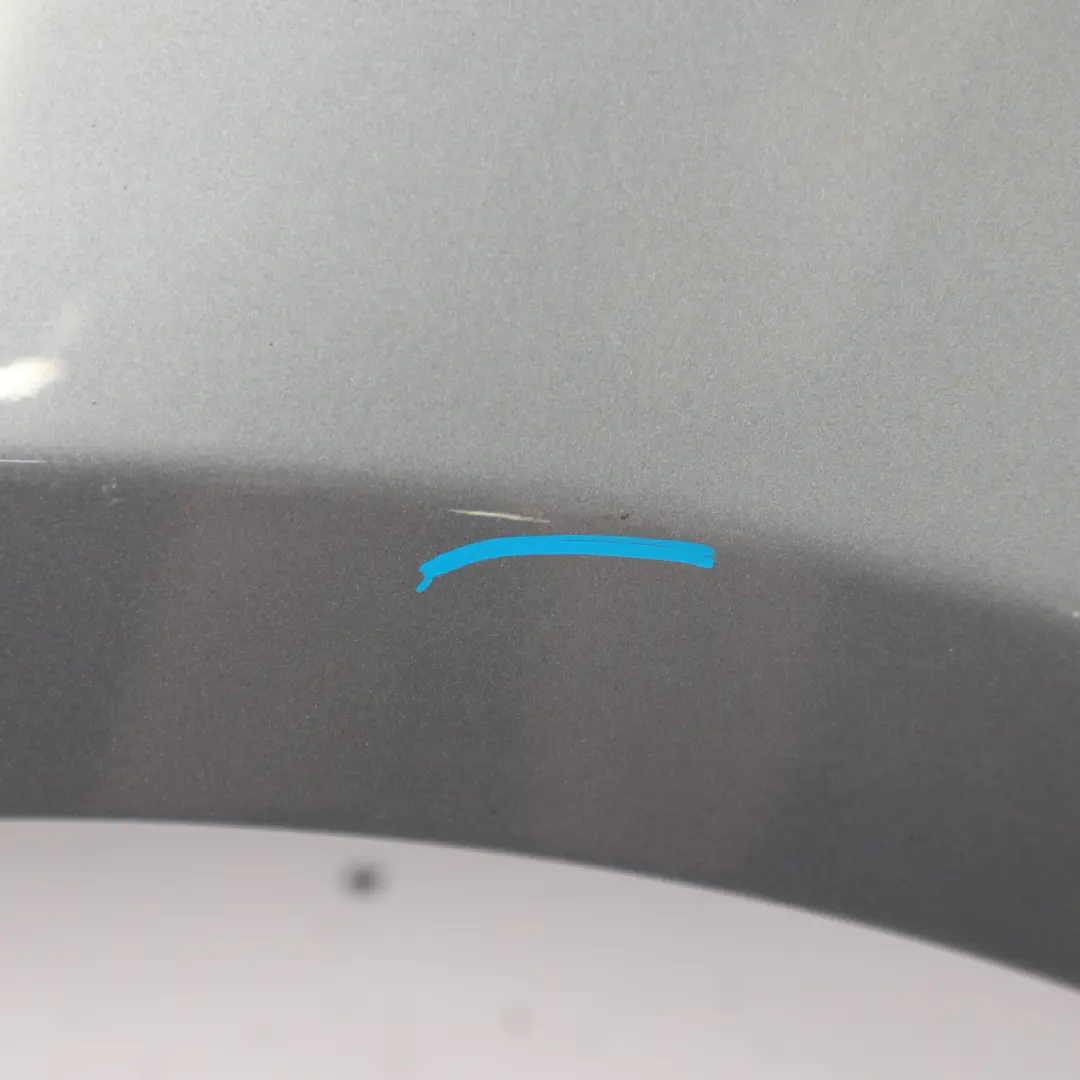 BMW E81 E87 Side Panel Wing Fender Front Left N/S Quarzblau Blau Blue - A18 - SKU 7133227-QB - Part number 7133227