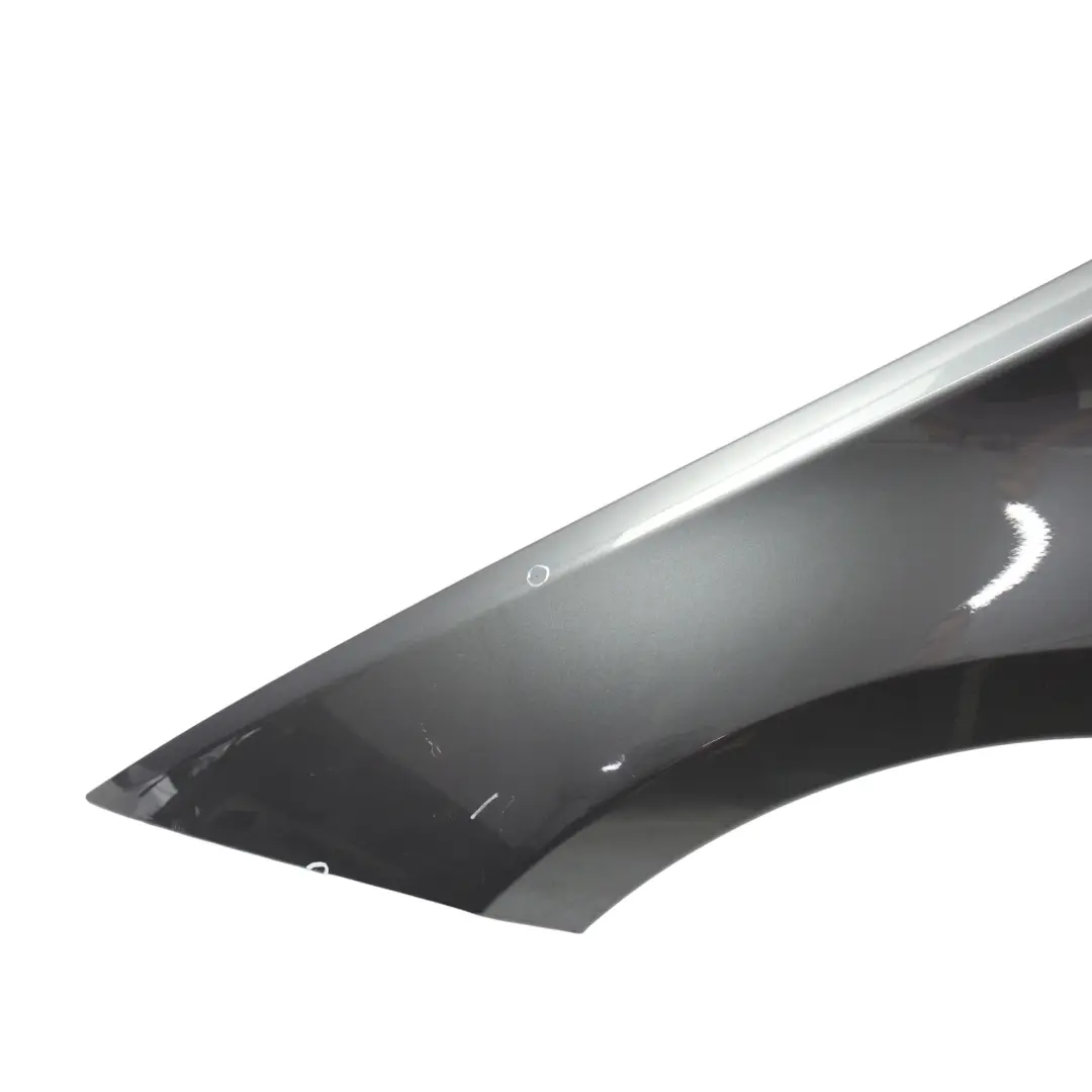 BMW E81 E87 Side Panel Wing Fender Front Left N/S Sparkling Graphite - A22 - SKU 7133227-SG - Part number 7133227