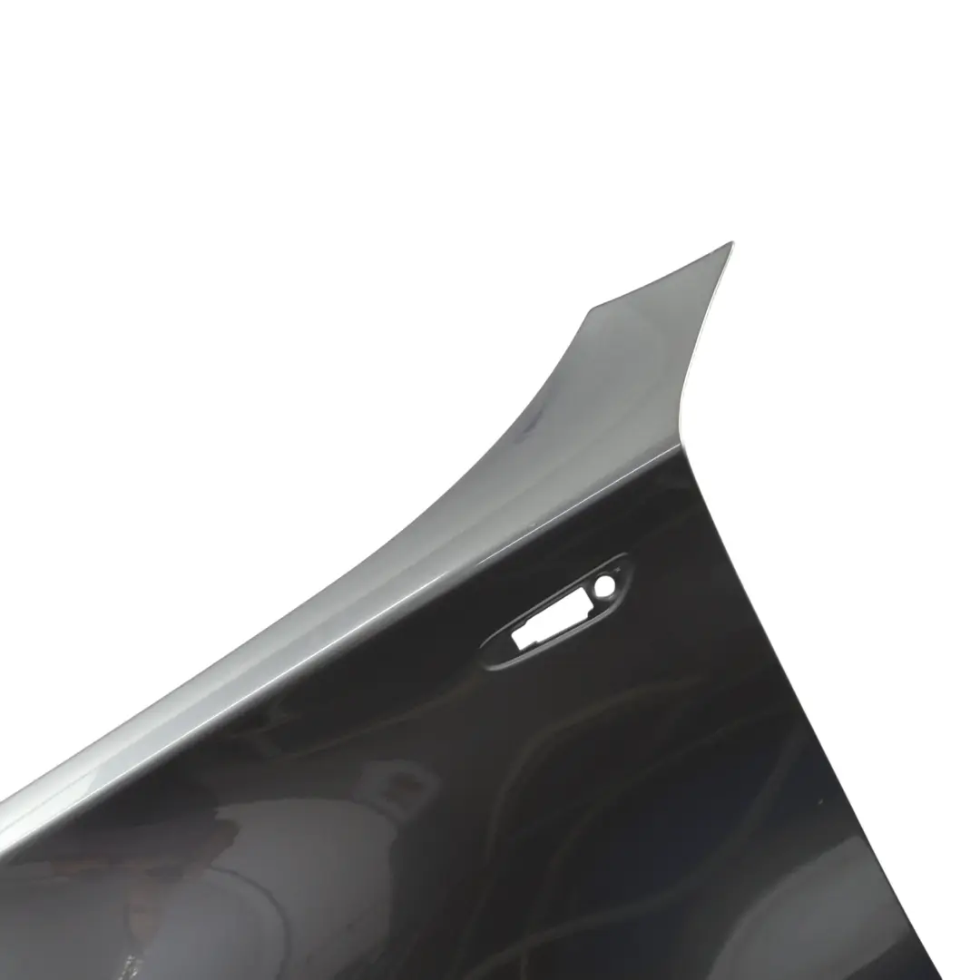 BMW E81 E87 Side Panel Wing Fender Front Left N/S Sparkling Graphite - A22 - SKU 7133227-SG - Part number 7133227
