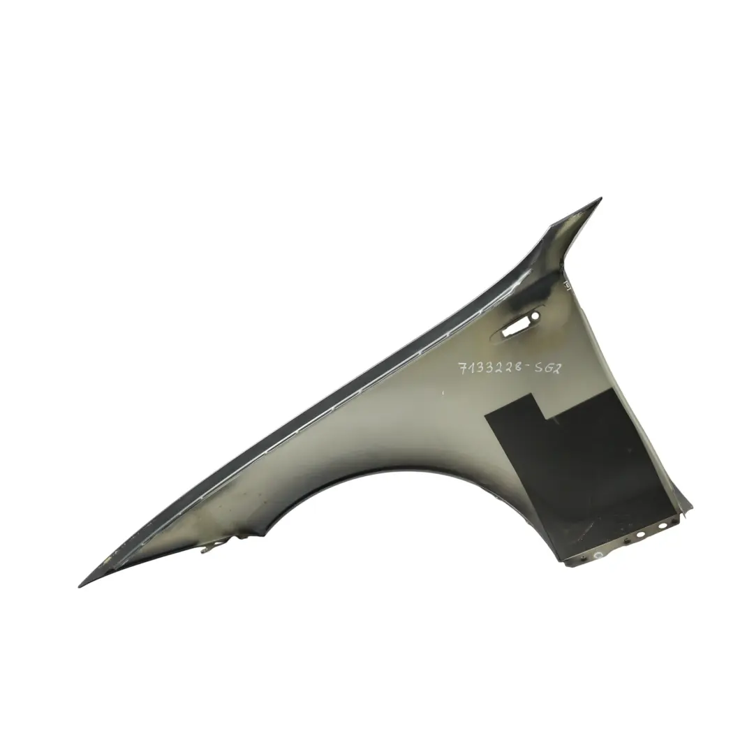 Pannello laterale parafango anteriore destro Sparkling Graphite A22 per BMW E81 E87 con numero di parte 7133228 BMW E81 E87 Pannello laterale parafango anteriore destro Sparkling Graphite A22 - SKU 7133228-SG2 - Numero di parte 7133228