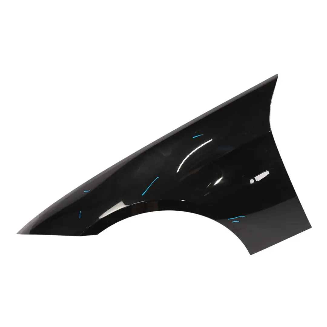 BMW E90 E91 Pannello Laterale Parafango Ala Anteriore Destra Black Sapphire 475 - SKU 7135680-BS - Numero di parte 7135680