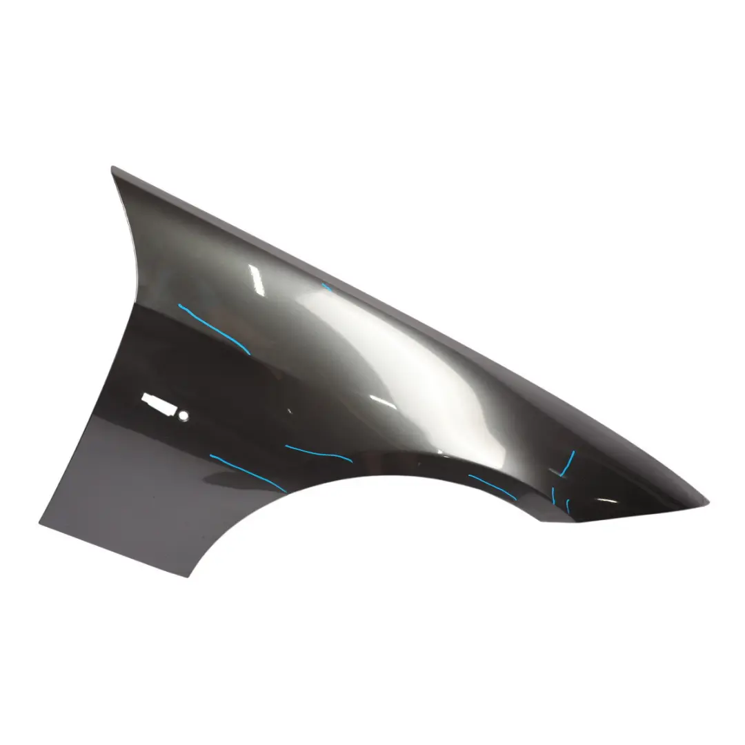 BMW E90 E91 Side Panel Front Right O/S Fender Wing Sparkling Graphite - A22 - SKU 7135680-SG - Part number 7135680