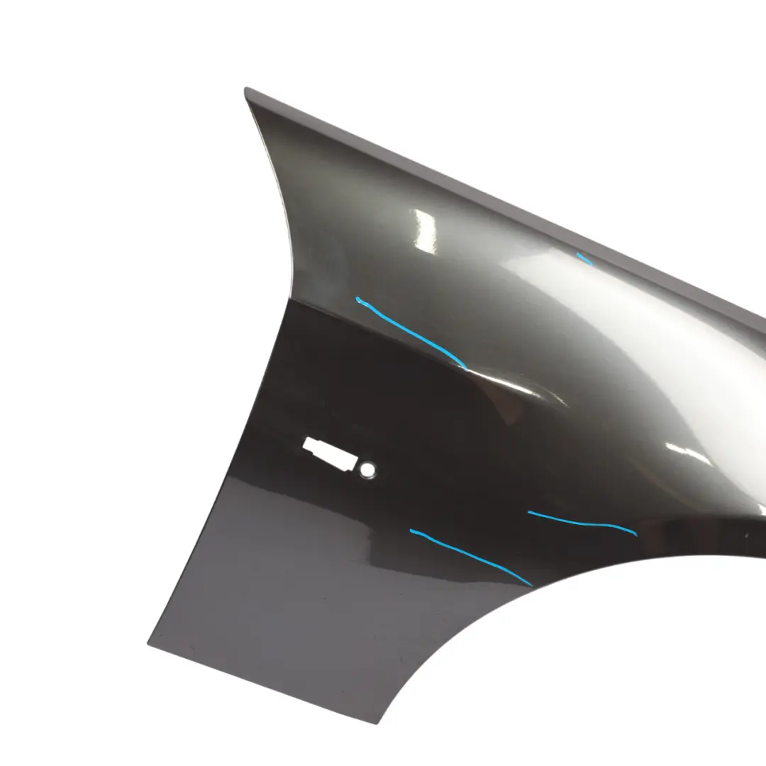 Side Panel Front Right O/S Fender Wing Sparkling Graphite - A22 to BMW E90 E91 with Part number 7135680 BMW E90 E91 Side Panel Front Right O/S Fender Wing Sparkling Graphite - A22 - SKU 7135680-SG - Part number 7135680