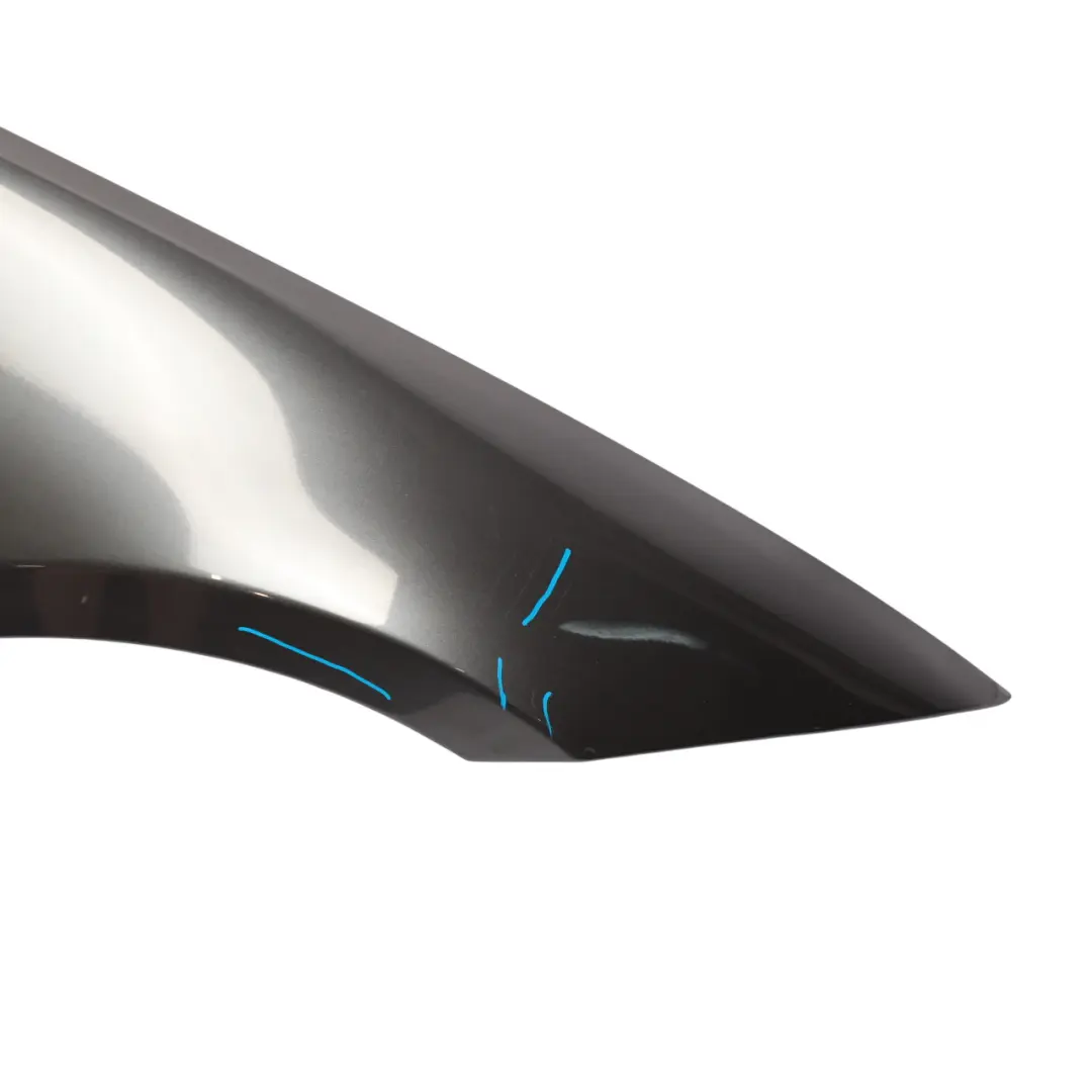 BMW E90 E91 Side Panel Front Right O/S Fender Wing Sparkling Graphite - A22 - SKU 7135680-SG - Part number 7135680