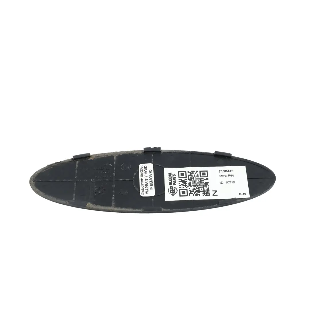 Fußstütze Einsatz für Mini R56 R55 R57 R58 R59 R60 R61 F54 F56 F60 mit Teilenummer 7138446 Mini R56 R55 R57 R58 R59 R60 R61 F54 F56 F60 Fußstütze Einsatz - SKU 7138446 - Teilenummer 7138446