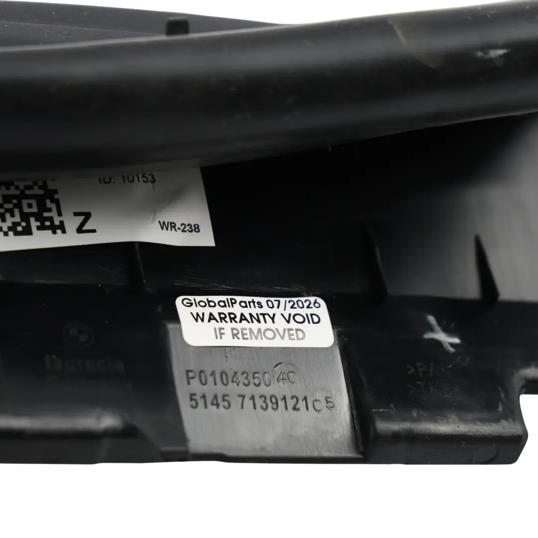 BMW E87 Garniture Cache Colonne Direction Panneau Noir - SKU 7139121 - Numéro de pièce 7139121