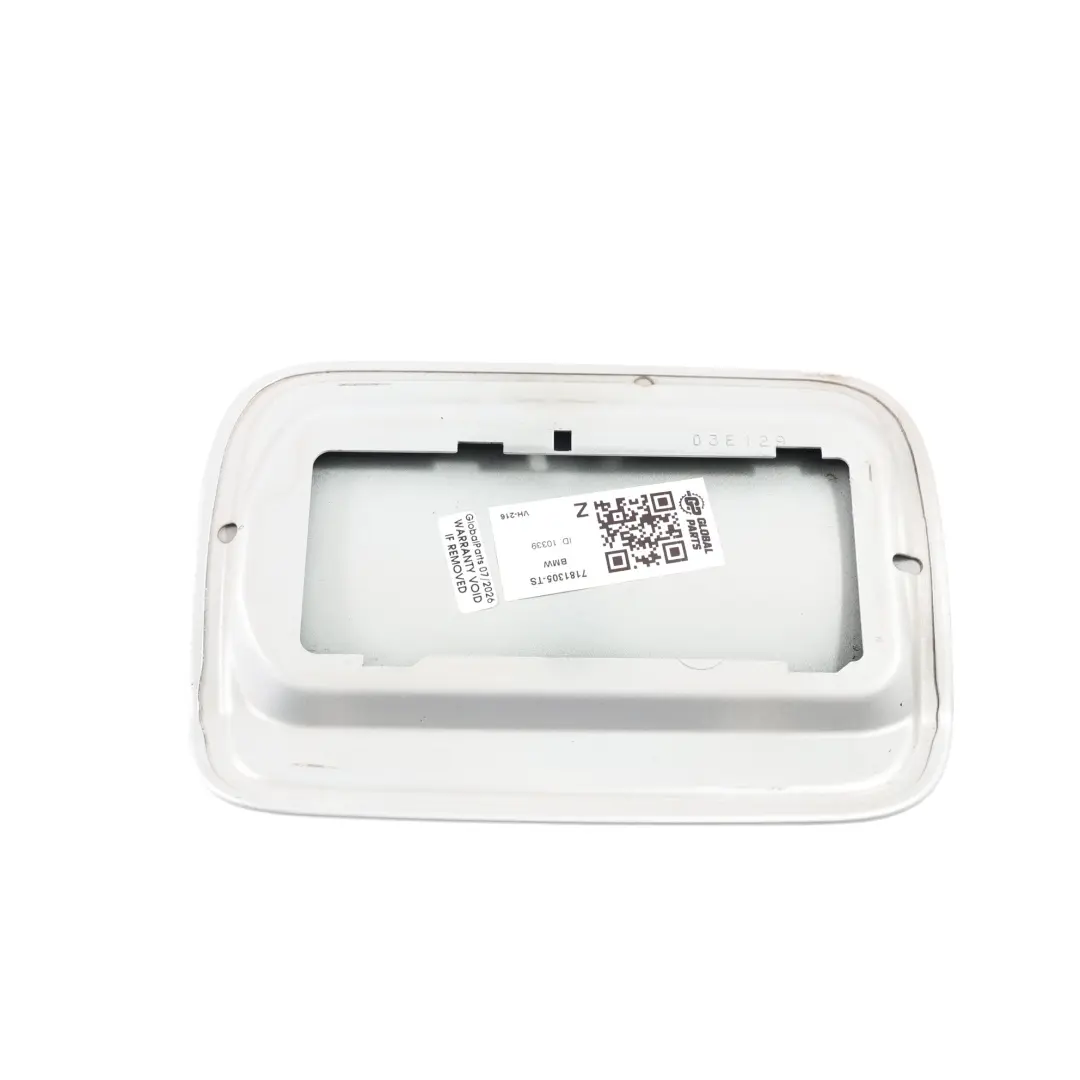 BMW X6 E71 E72 Tankdeckel Klappe Abdeckung Titansilber Metallic 354 - SKU 7181305-TS - Teilenummer 7181305