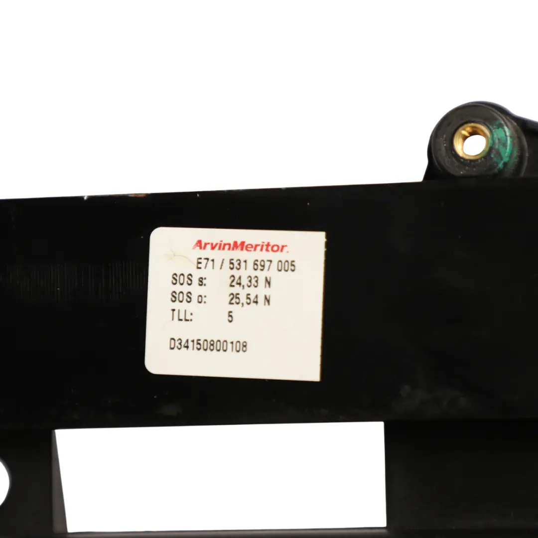 BMW X6 E71 Sunroof Sliding Glass Sun Roof Frame Unit Black Headlining - SKU 7189245-2 - Part number 7189245