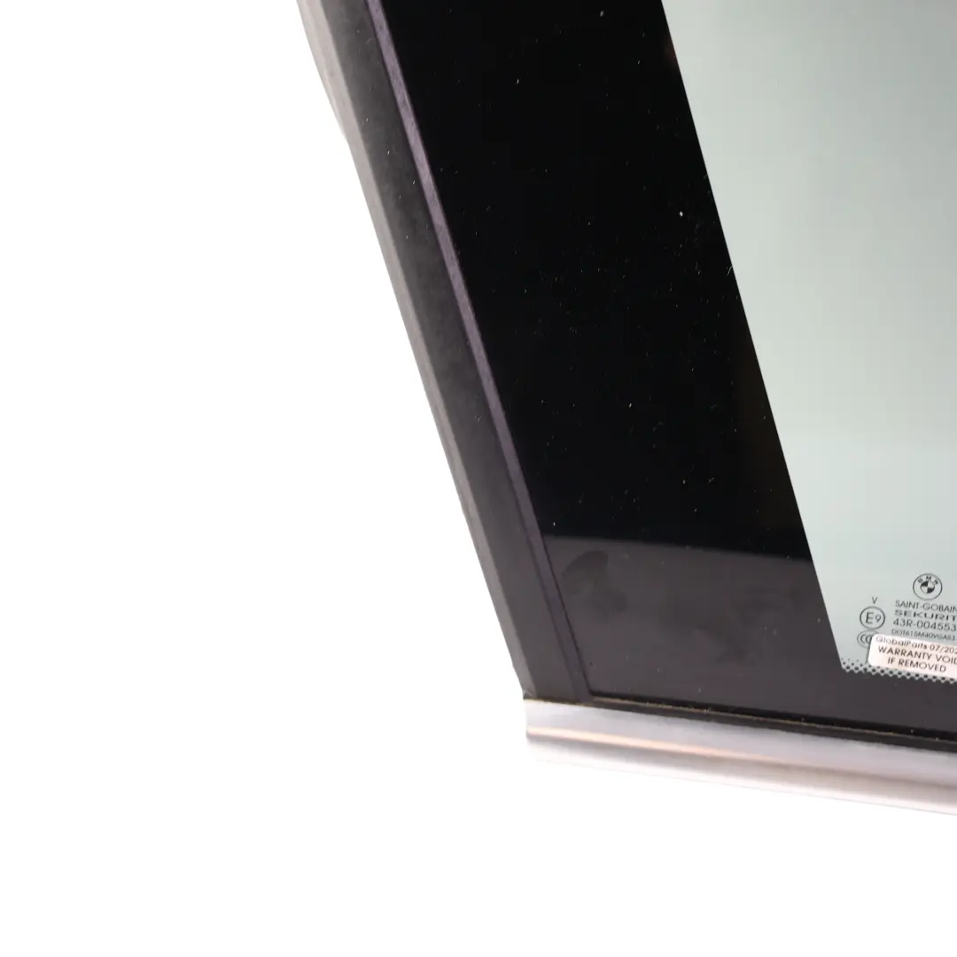 Seitenfenster Dreiecksfenster Hinten Links Glas Chrom für BMW X5 E70 mit Teilenummer 7207873 BMW X5 E70 Seitenfenster Dreiecksfenster Hinten Links Glas Chrom - SKU 7207873-1 - Teilenummer 7207873