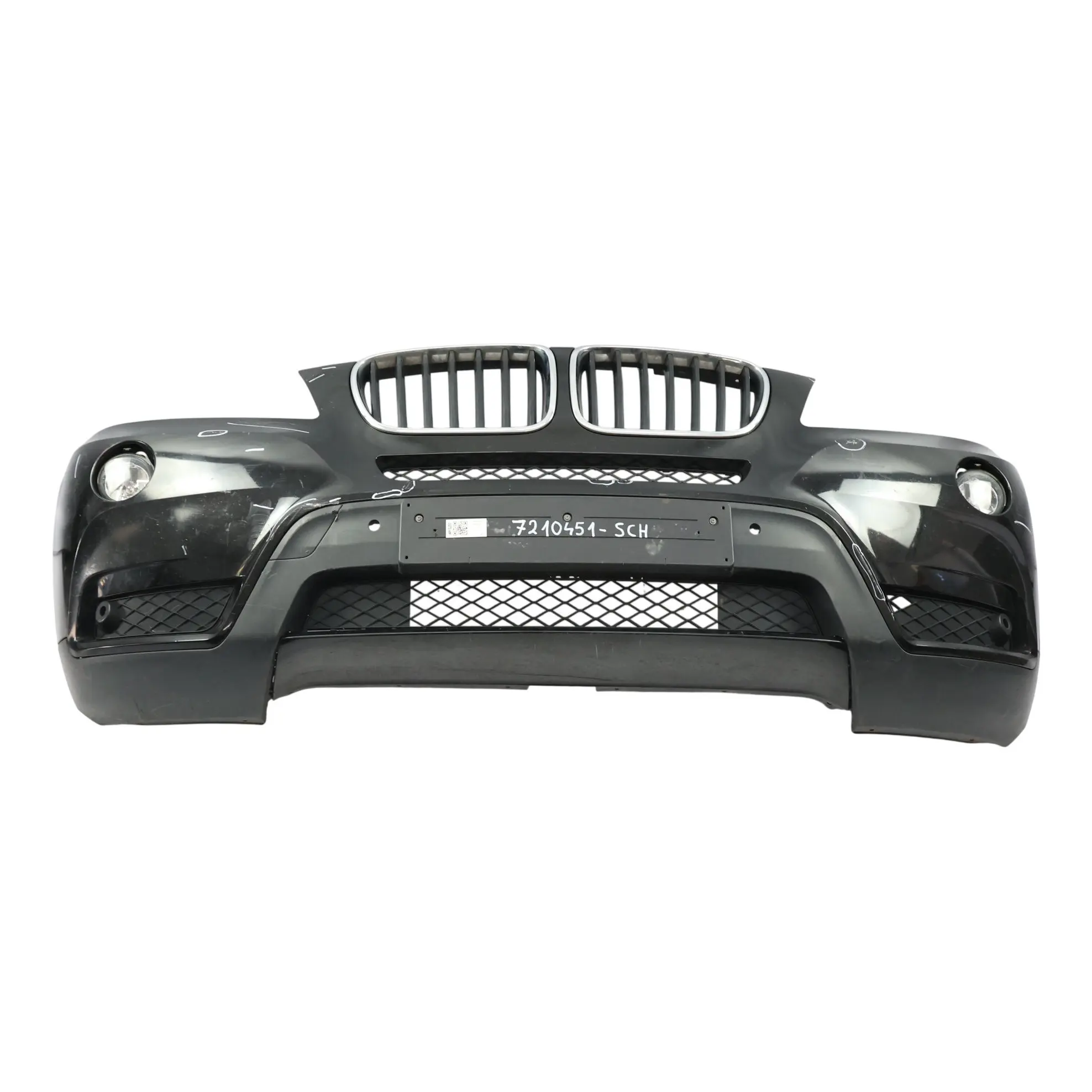 BMW X3 F25 Front Bumper Trim Panel Covering Schwarz 2 Black - 668