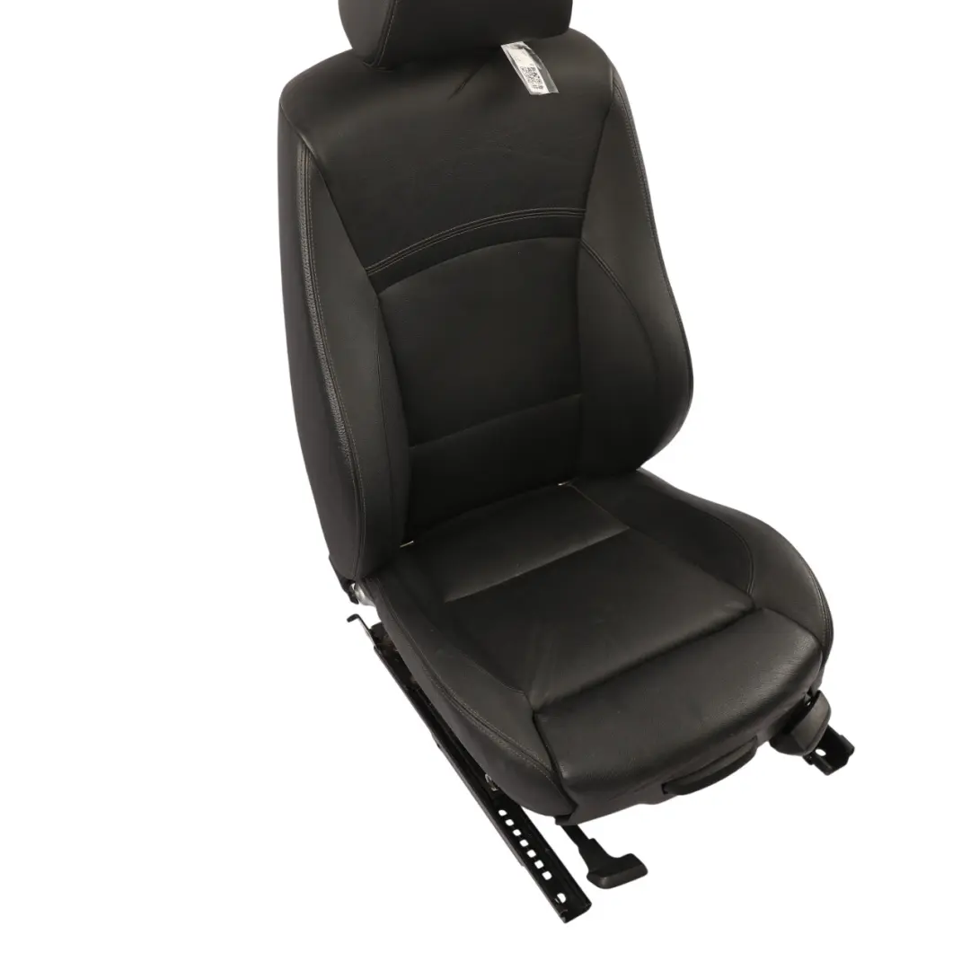 BMW E90 E91 LCI Front Seat M Sport Heated Electric Black Leather Left N/S - SKU 7246857-8 - Part number 7246857