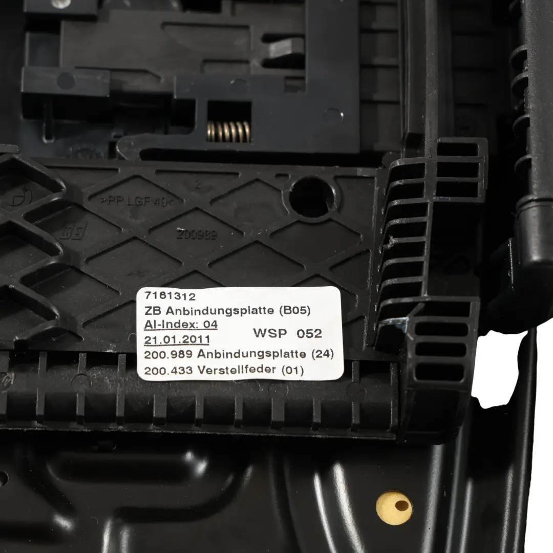 BMW E88 Cubierta Soporte Muslo Asiento Delantero Gris Izquierda Derecha - SKU 7257501 - Número de pieza 7257501