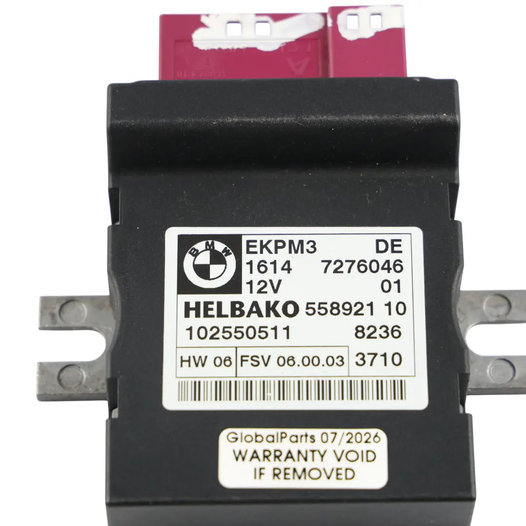 Centralina per Pompa Carburante per BMW E60 E61 E81 E87 E90 E91 E92 con numero di parte 7276046 BMW E60 E61 E81 E87 E90 E91 E92 Centralina per Pompa Carburante - SKU 7276046 - Numero di parte 7276046