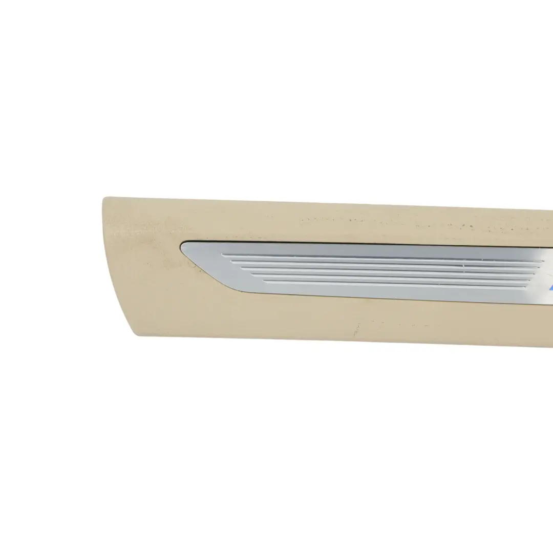 BMW F15 F16 Front Door Entrance Cover Strip Trim Left N/S M Sport Beige - SKU 7284557-2 - Part number 7284557