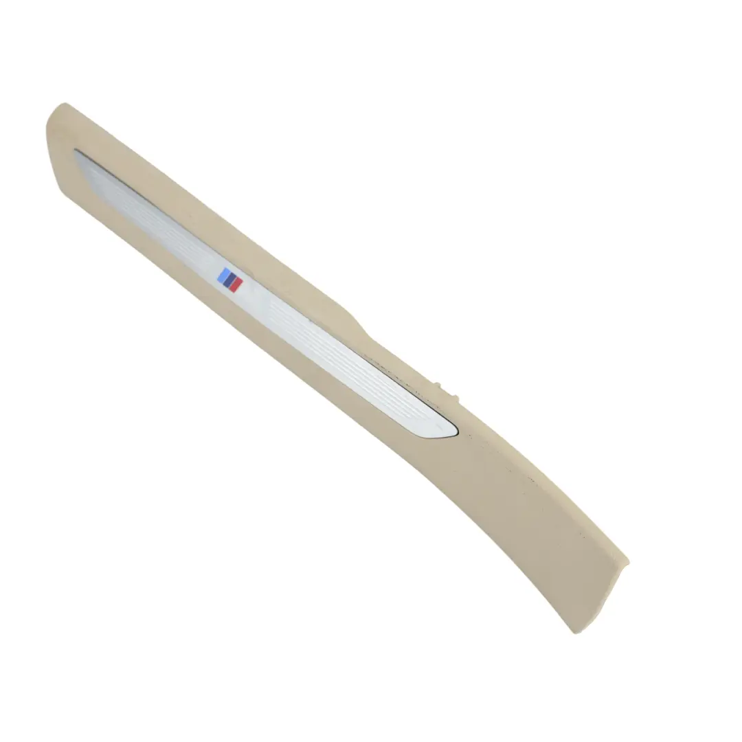 BMW F15 F16 Front Door Entrance Cover Strip Trim Left N/S M Sport Beige - SKU 7284557-2 - Part number 7284557