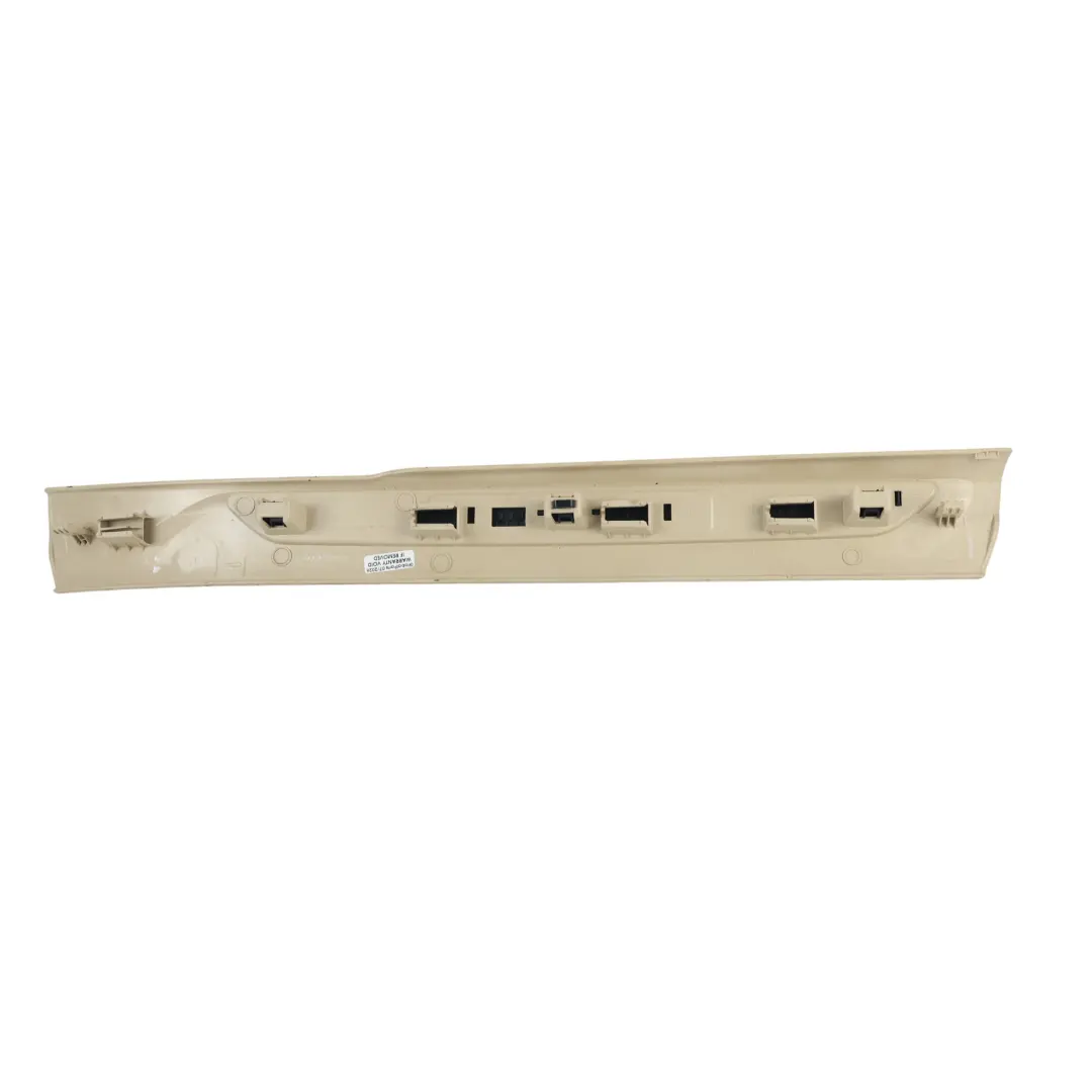 Front Door Entrance Cover Strip Trim Left N/S M Sport Beige to BMW F15 F16 with Part number 7284557 BMW F15 F16 Front Door Entrance Cover Strip Trim Left N/S M Sport Beige - SKU 7284557-2 - Part number 7284557