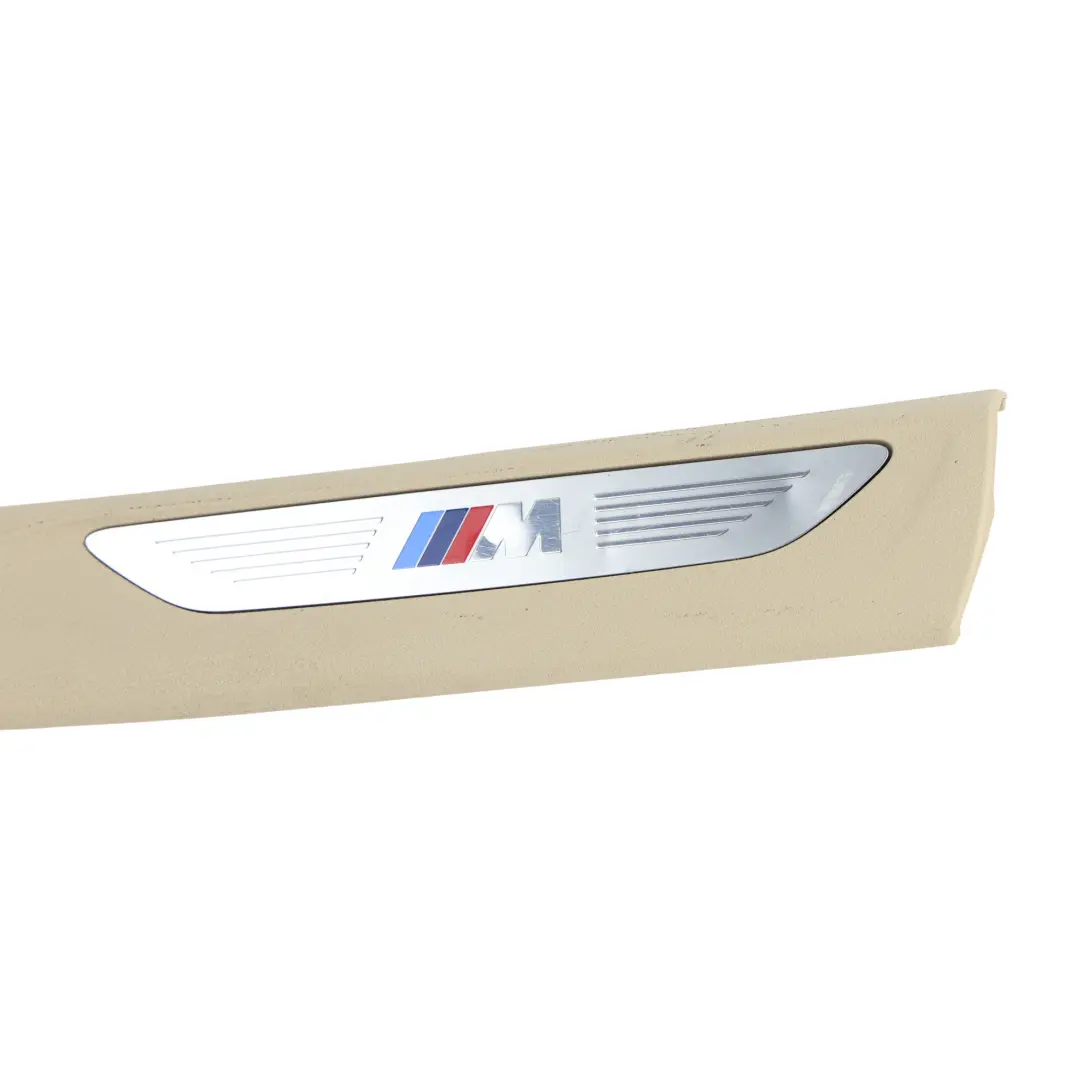 BMW F15 Rear Door Entrance Cover Strip Trim Begie M Sport Right O/S - SKU 7284578 - Part number 7342568