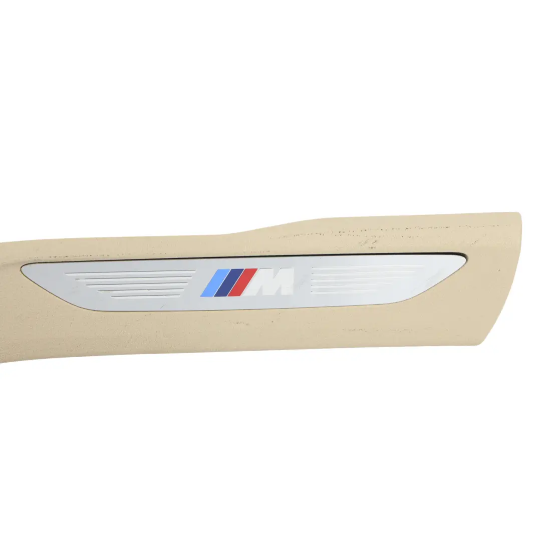 Door Entrance Cover Strip Trim Begie M Sport Right O/S to BMW F15 Rear with Part number 7342568 BMW F15 Rear Door Entrance Cover Strip Trim Begie M Sport Right O/S - SKU 7284578 - Part number 7342568