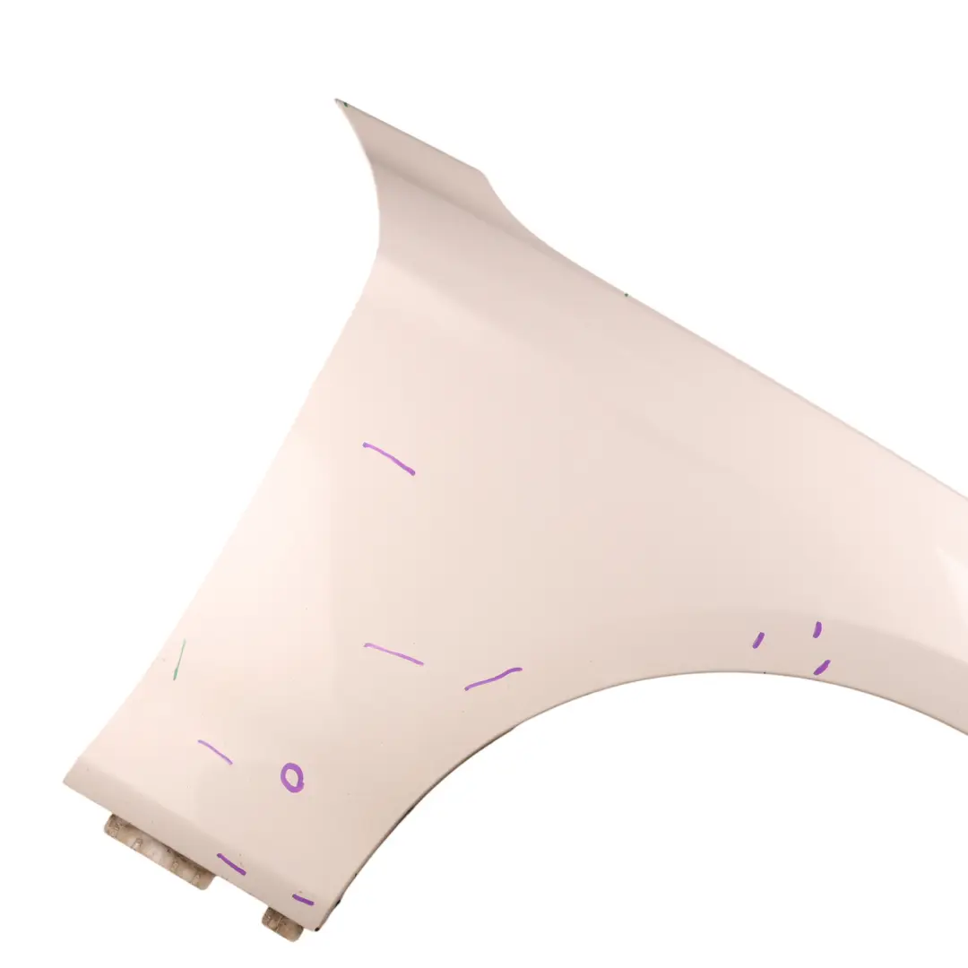 BMW F20 F21 F22 Side Panel Wing Fender Front Right O/S Alpinweiss White - 300 - SKU 7284646-AW - Part number 7284646