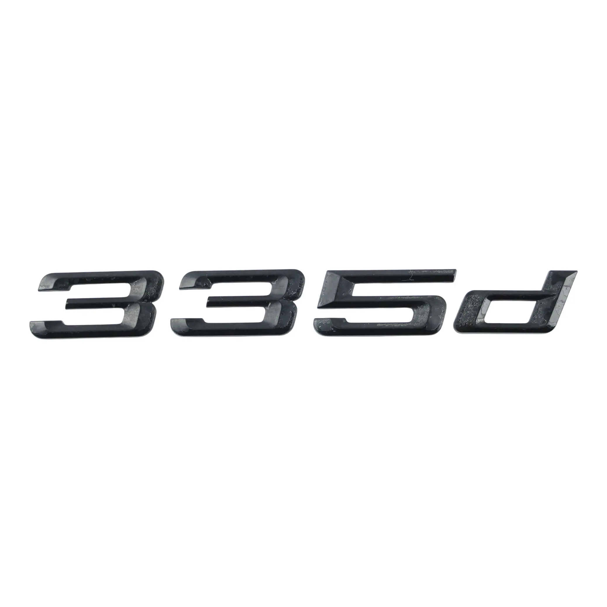 BMW F31 Rear Boot Trunk Lid Adhered Emblem Badge Lettering 335d Black 7289897